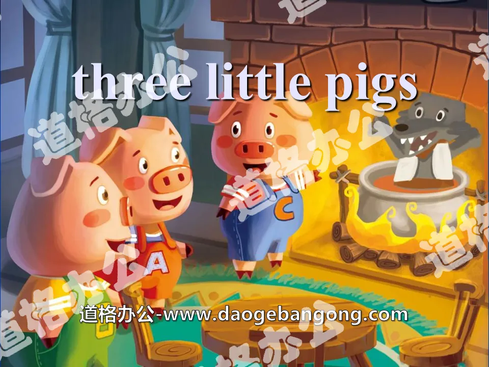 "Three little pigs" PPT