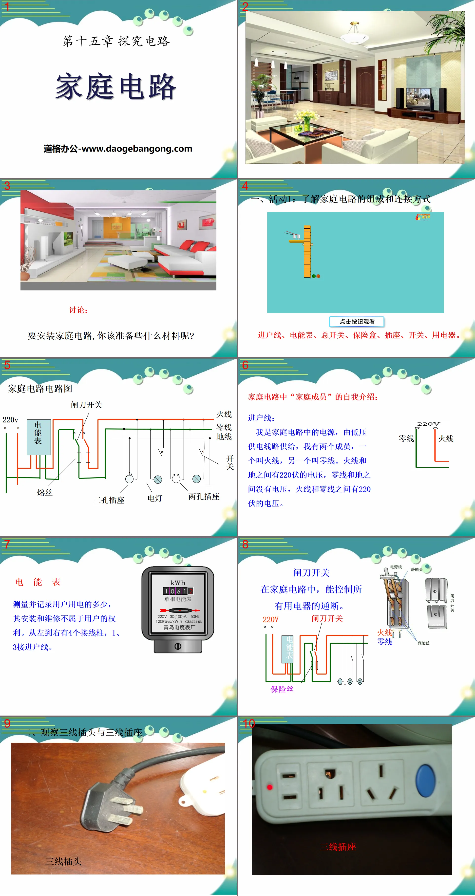 《家庭用電》探究電路PPT課件3