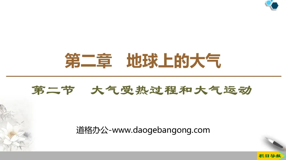 《大气受热过程和大气运动》地球上的大气PPT课件
