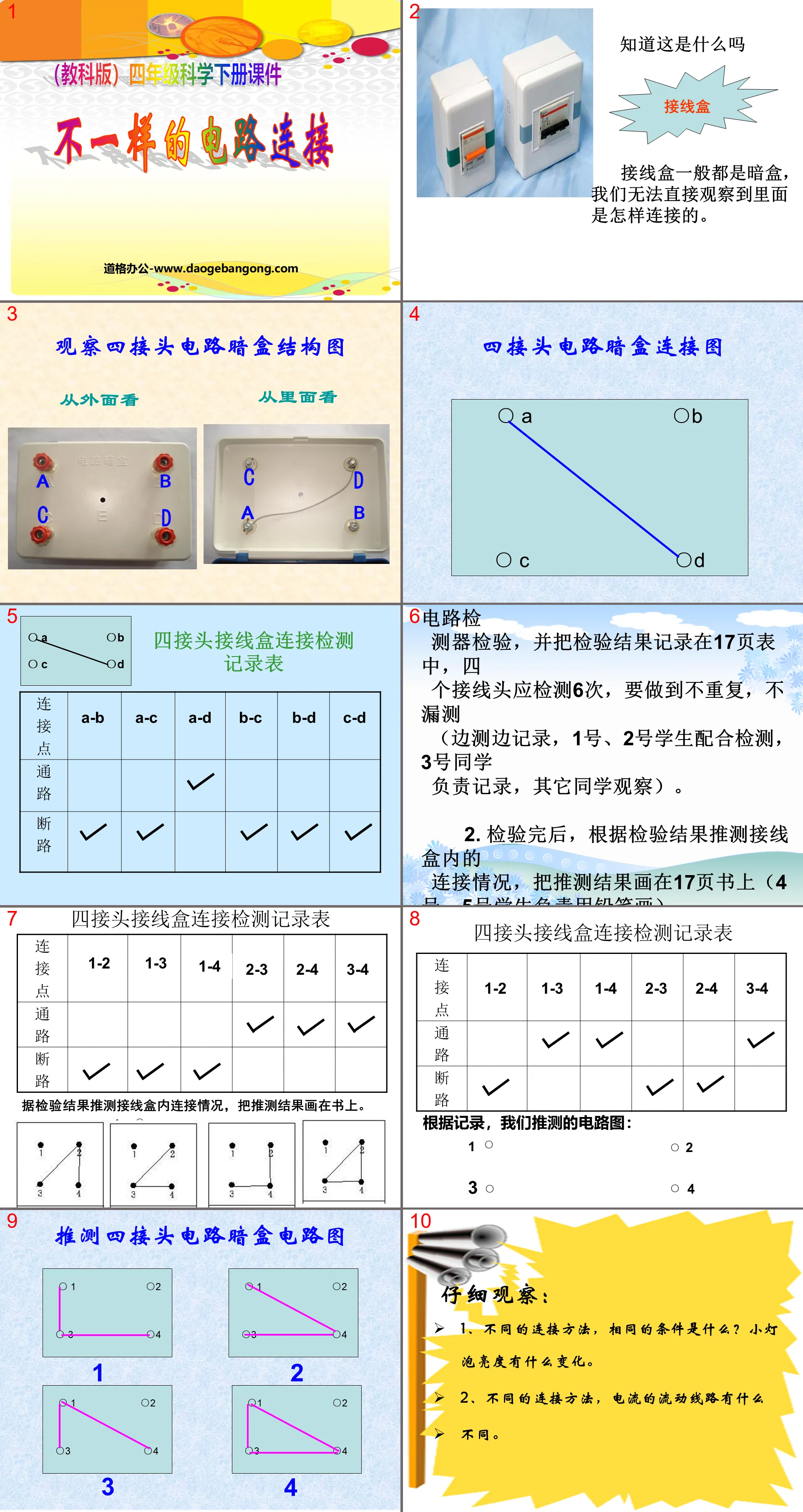 《不一樣的電路連接》電PPT課件2