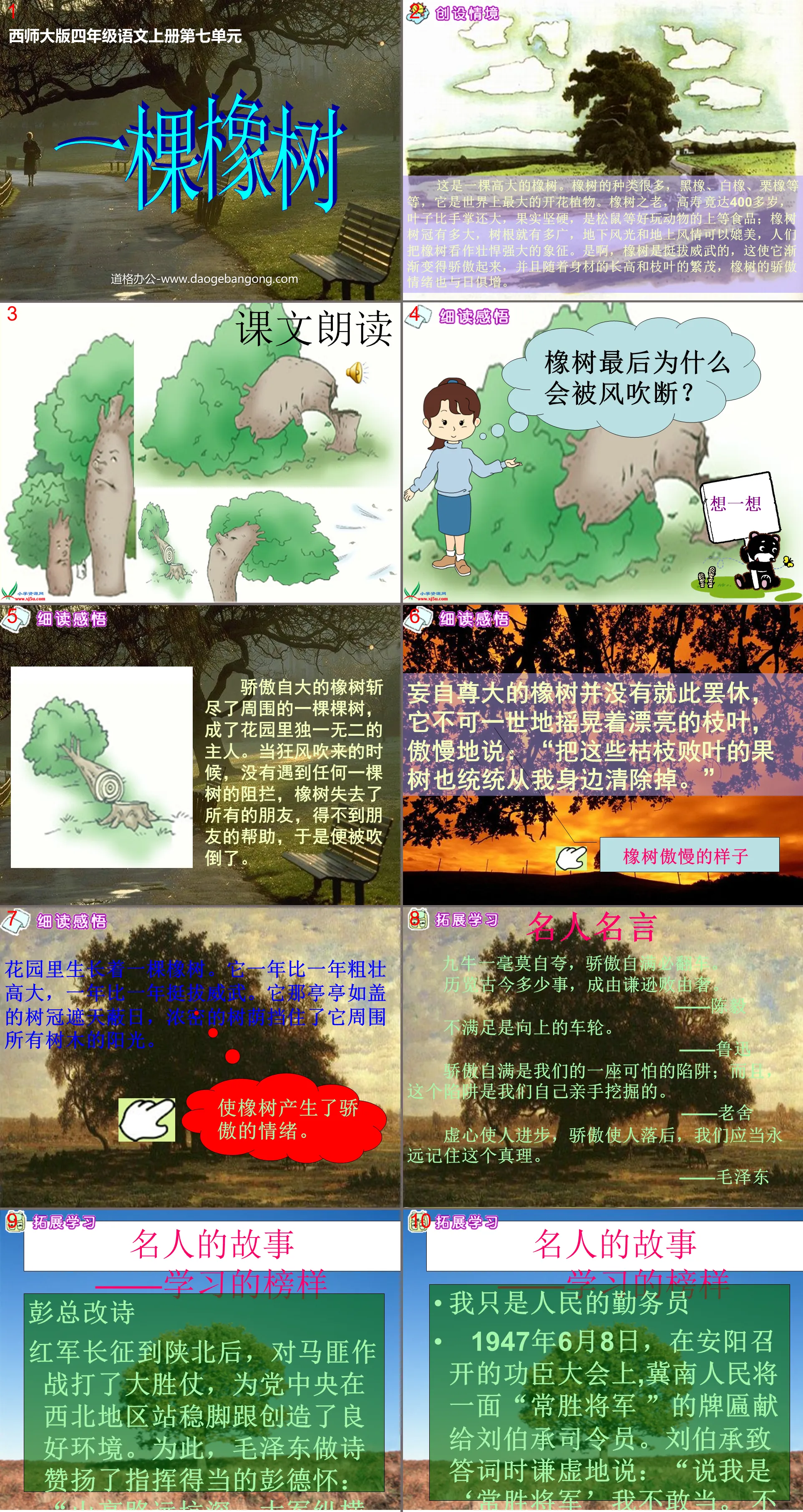 《一棵橡樹》PPT課件2