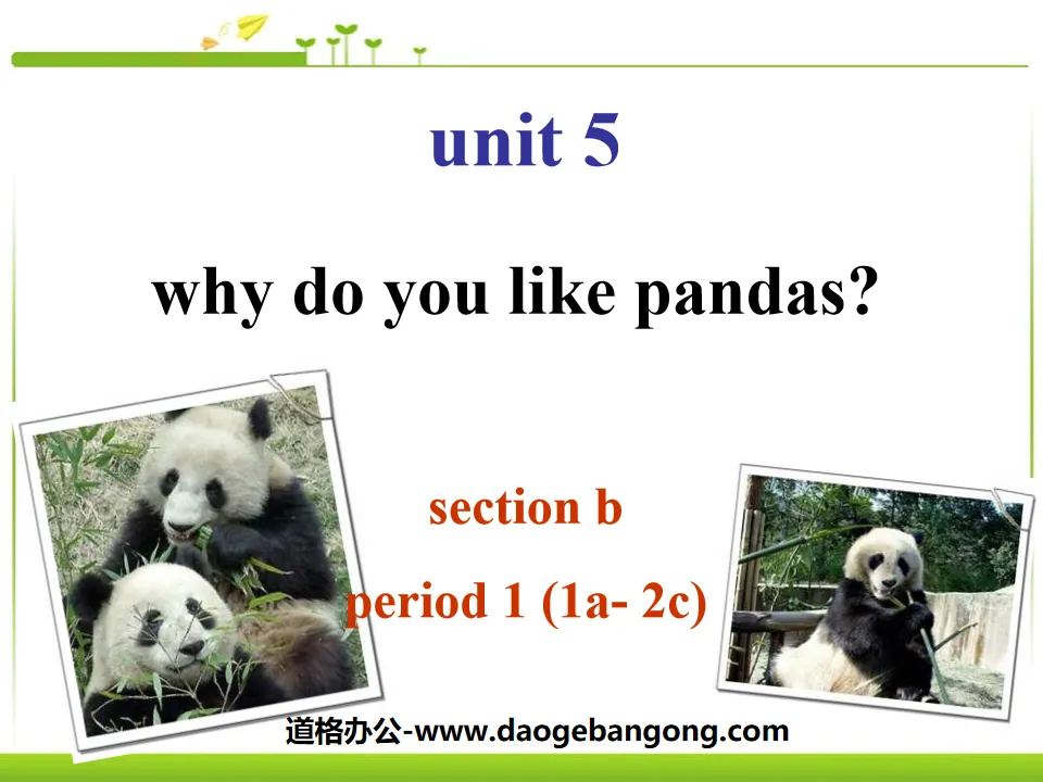 《Why do you like pandas?》PPT课件5
