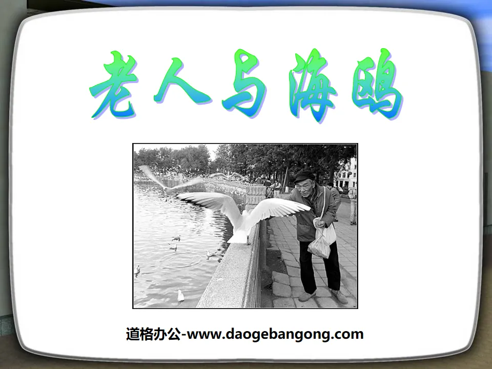 "The Old Man and the Seagull" PPT courseware 5