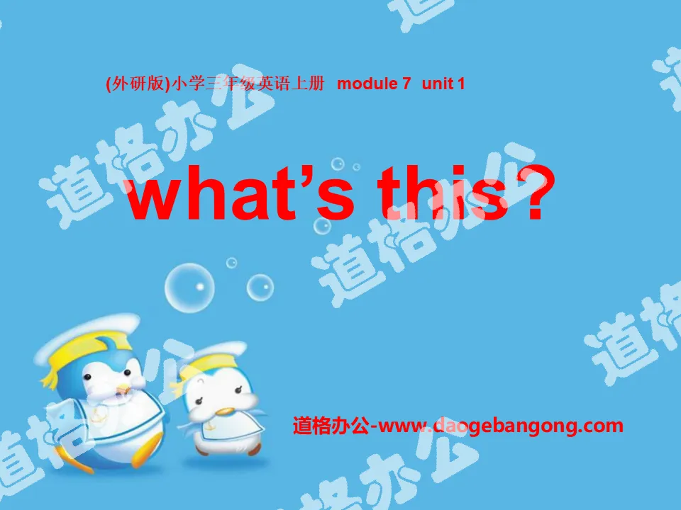 《What's this?》PPT课件
