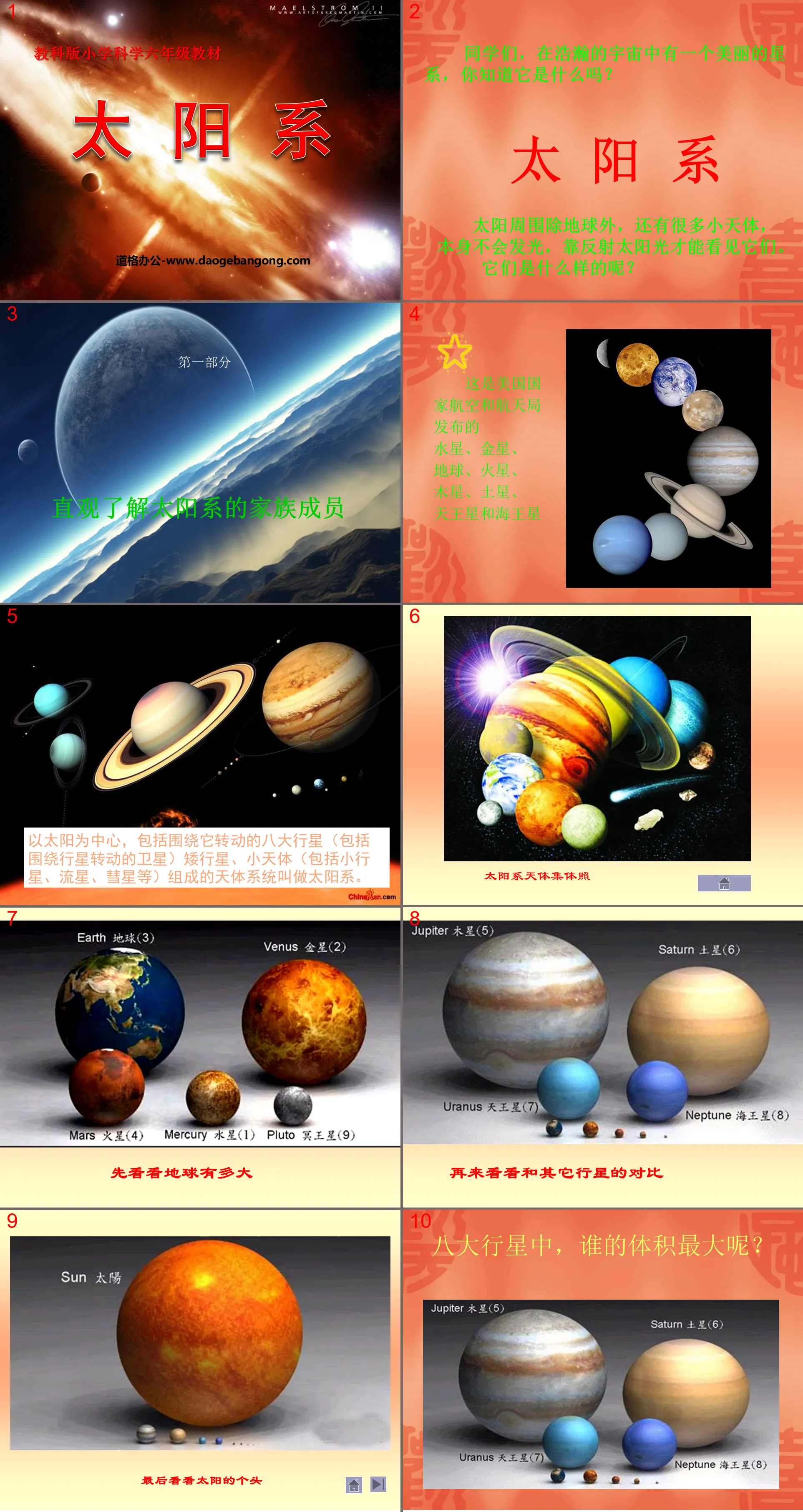 "Solar System" Universe PPT Courseware