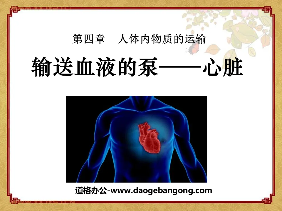 《输送血液的泵-心脏》人体内物质的运输PPT课件

