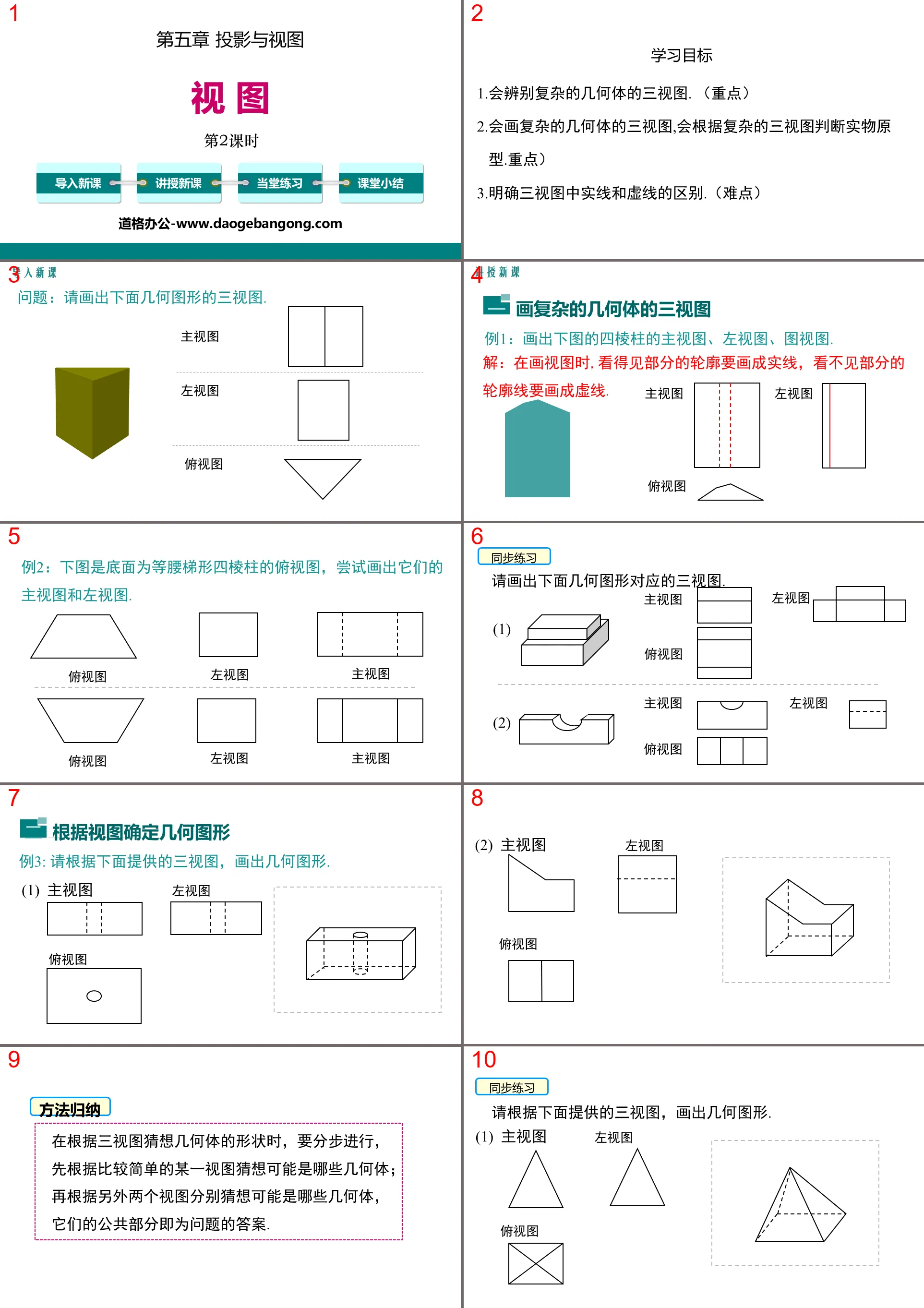 "View" Projection and View PPT (Lesson 2)