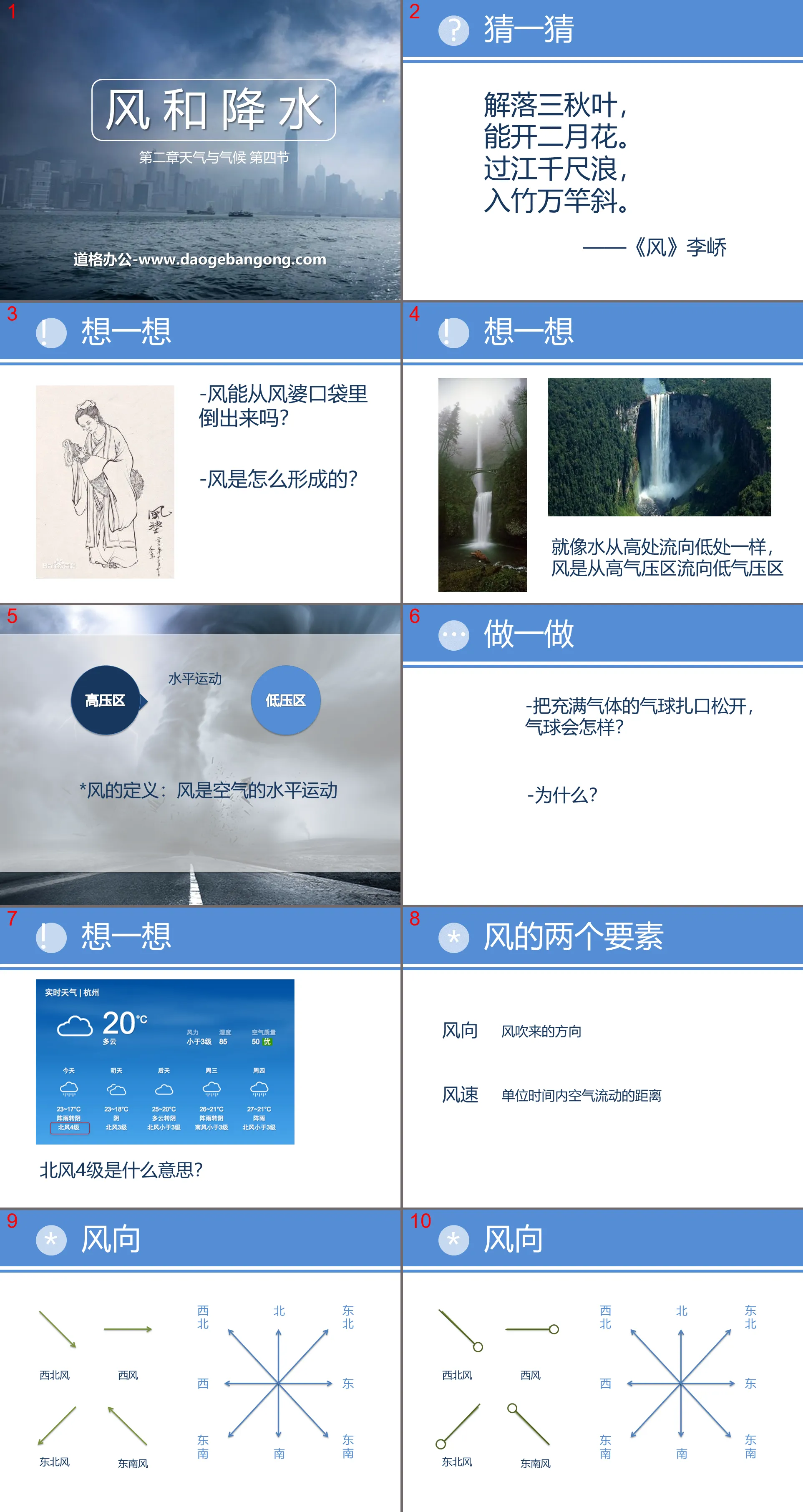 《風與降水》PPT