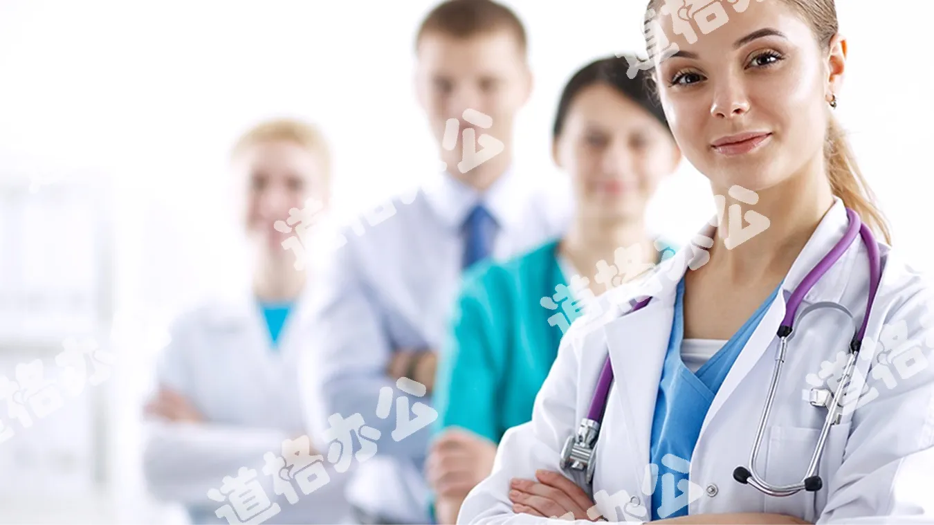 6 medical doctor PPT background pictures