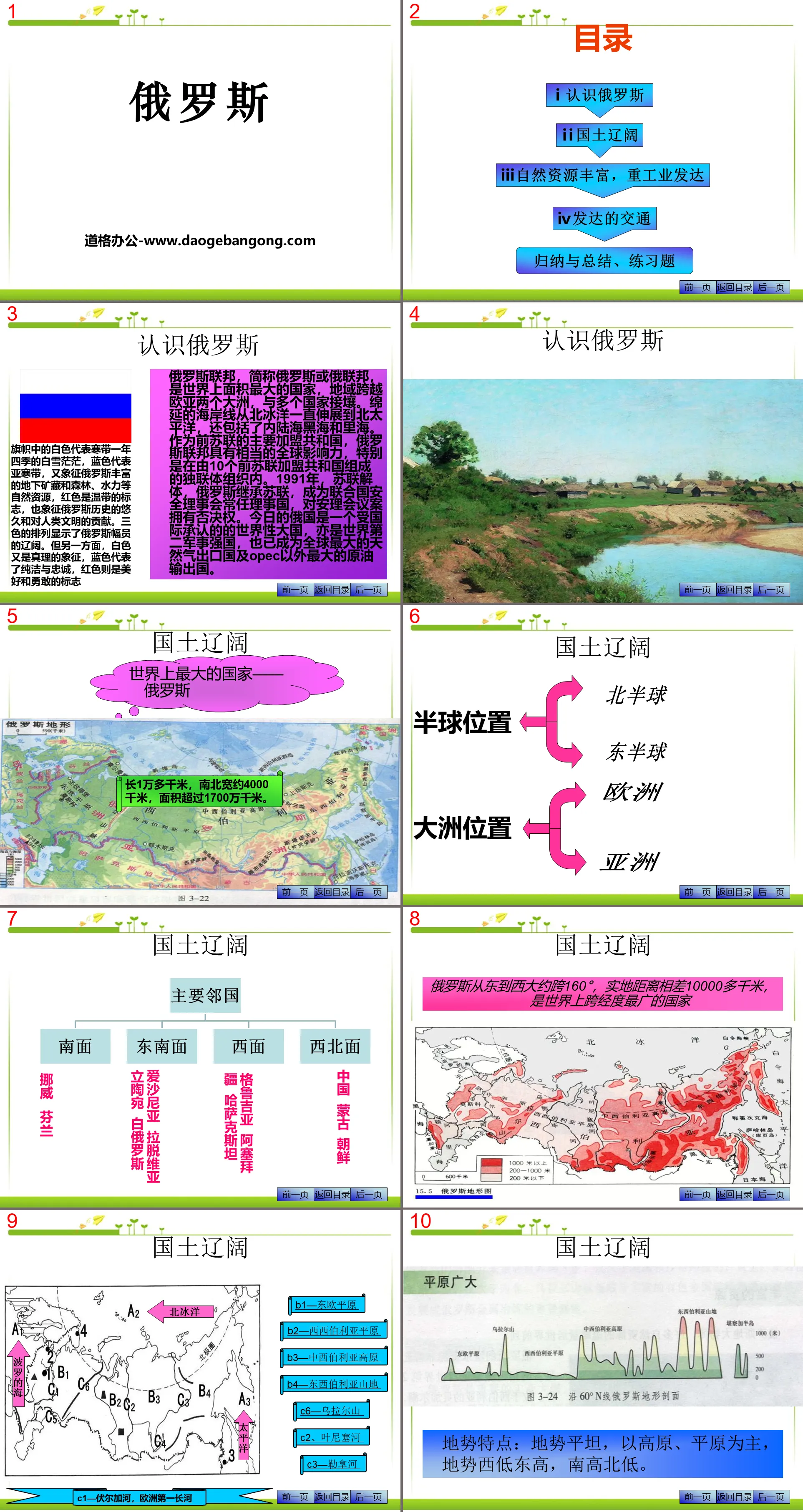 《俄罗斯》PPT课件
