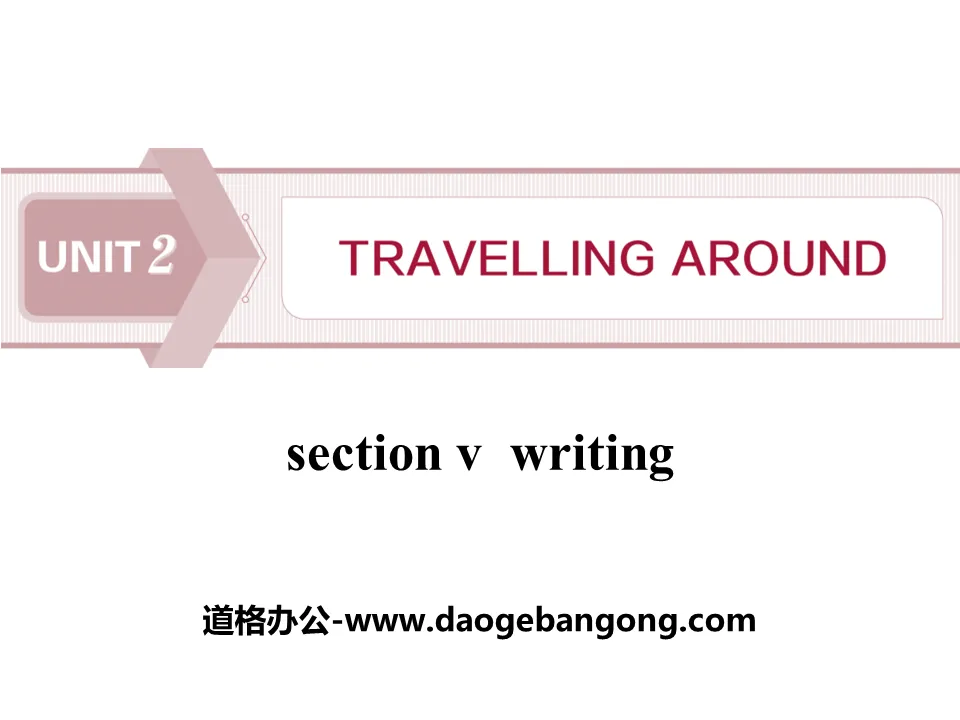 《Travelling Around》Writing PPT