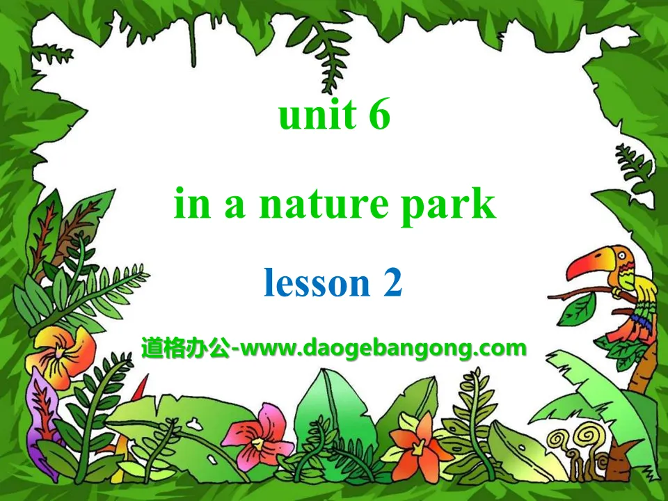 《In a nature park》PPT课件8
