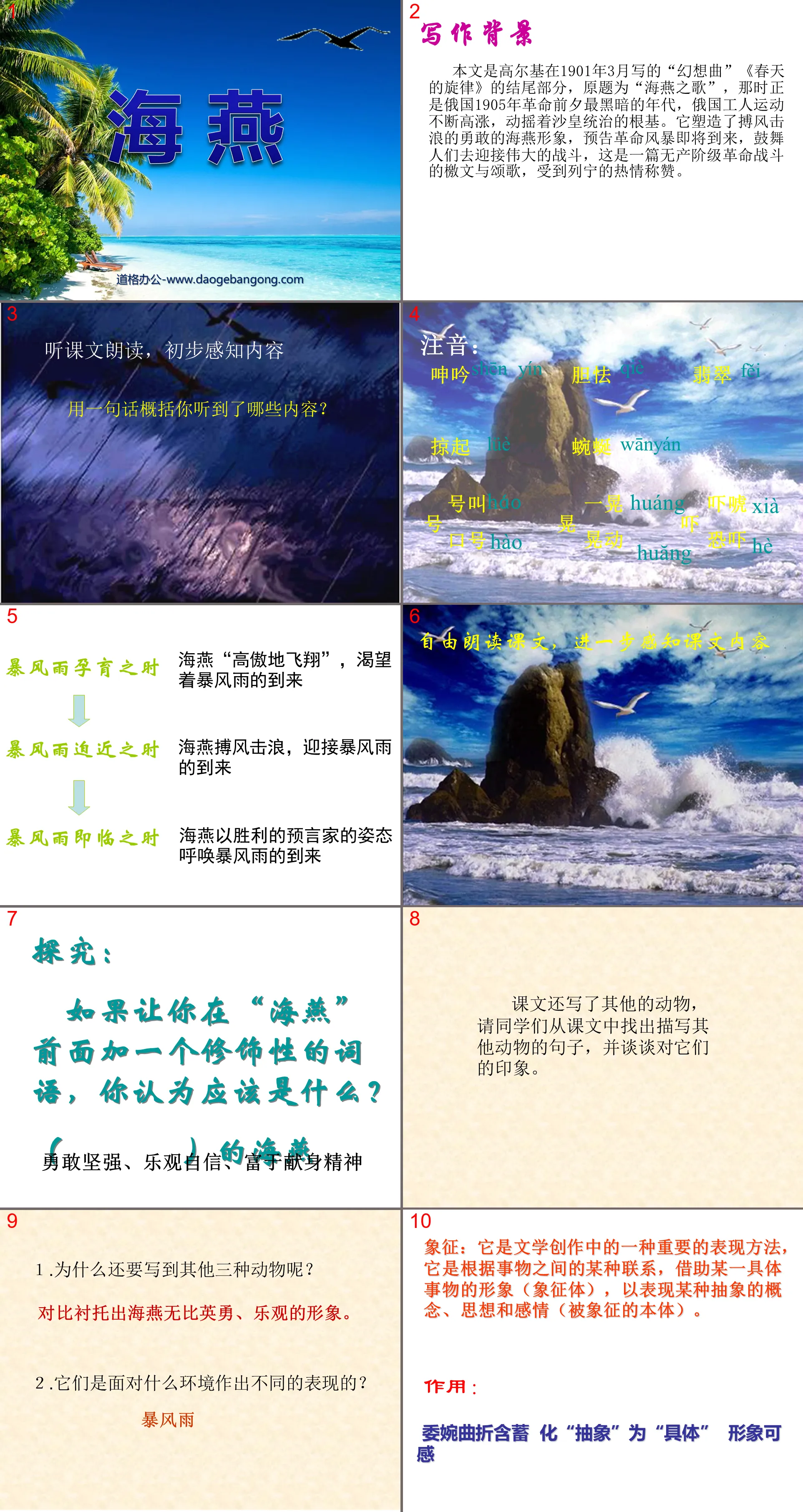 《海燕》PPT课件6