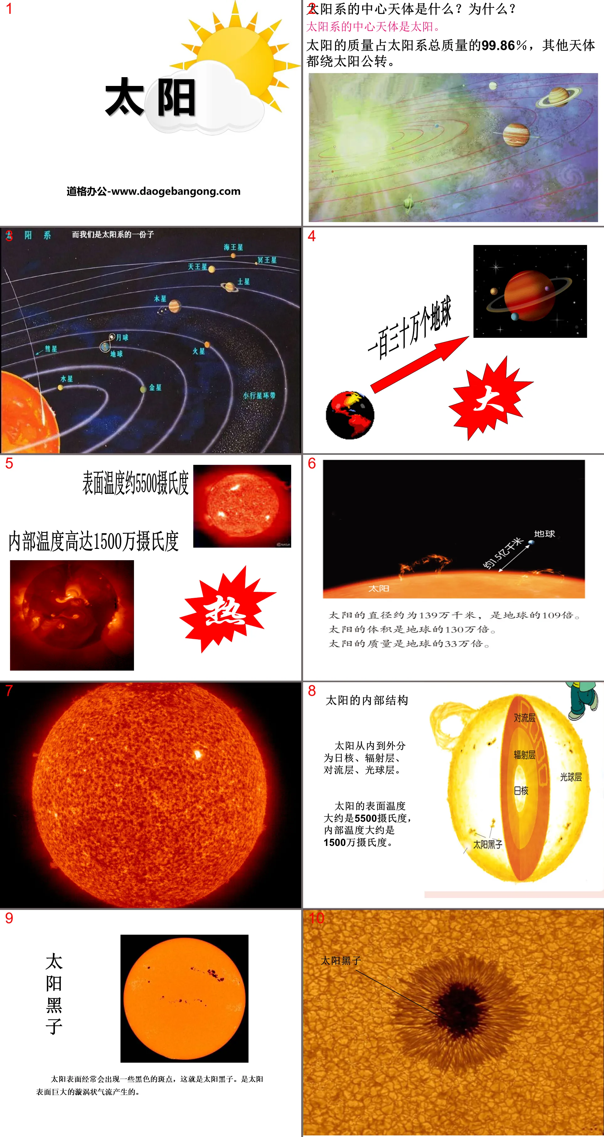 "The Sun" PPT courseware 15