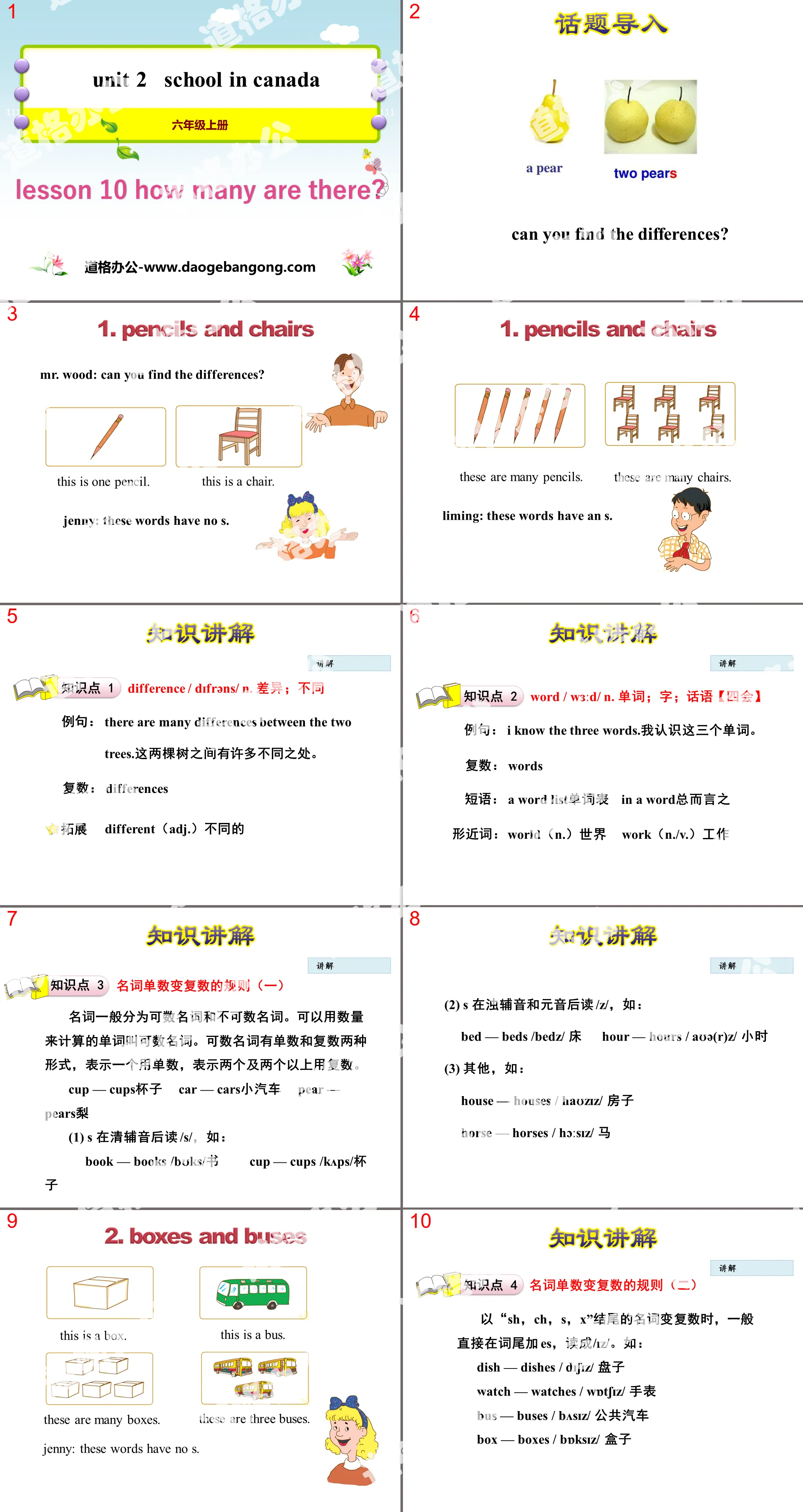 《How Many Are There?》School in Canada PPT教學課件