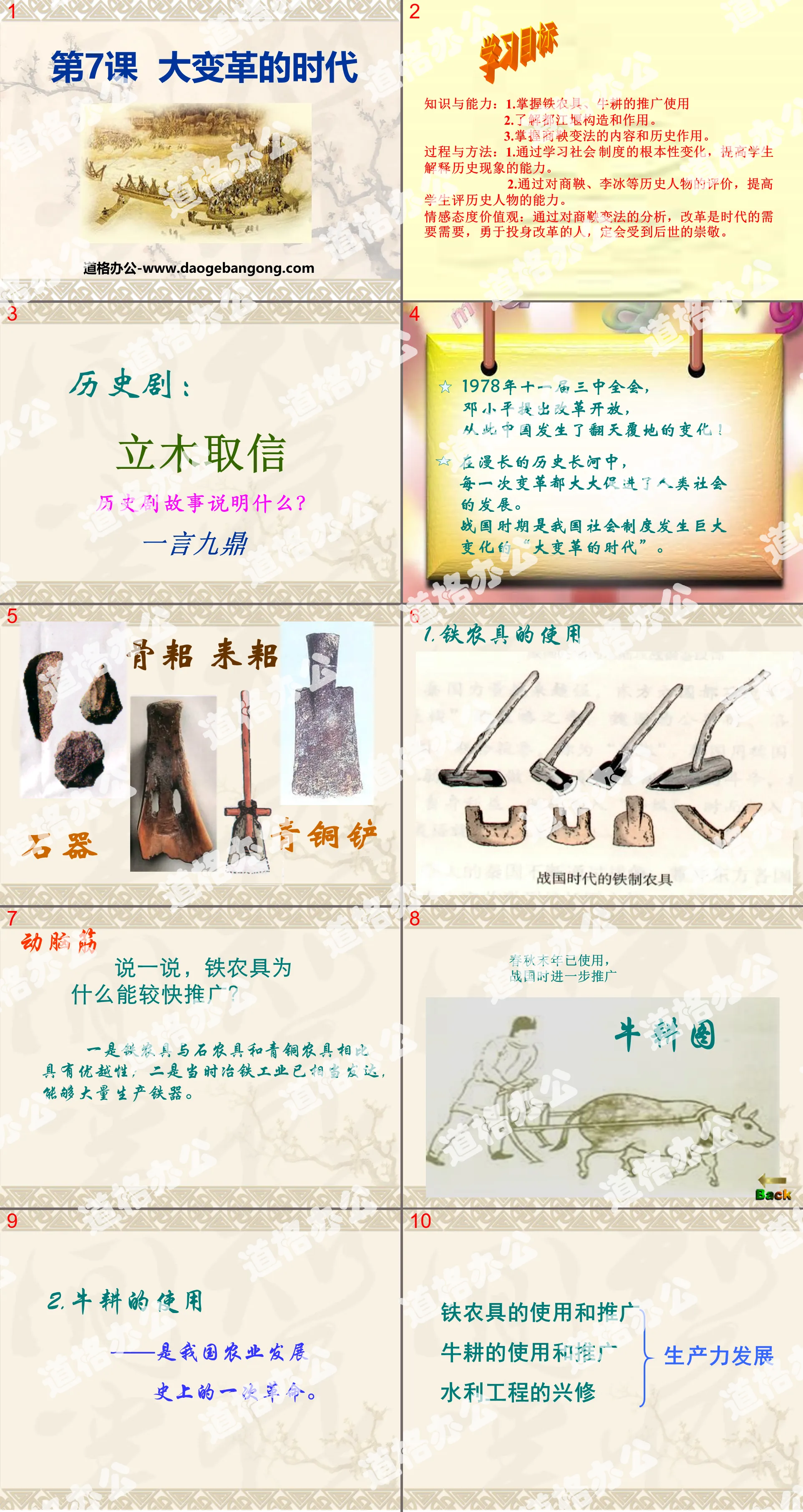 《大變革的時代》國家的產生和社會的變革PPT課件4