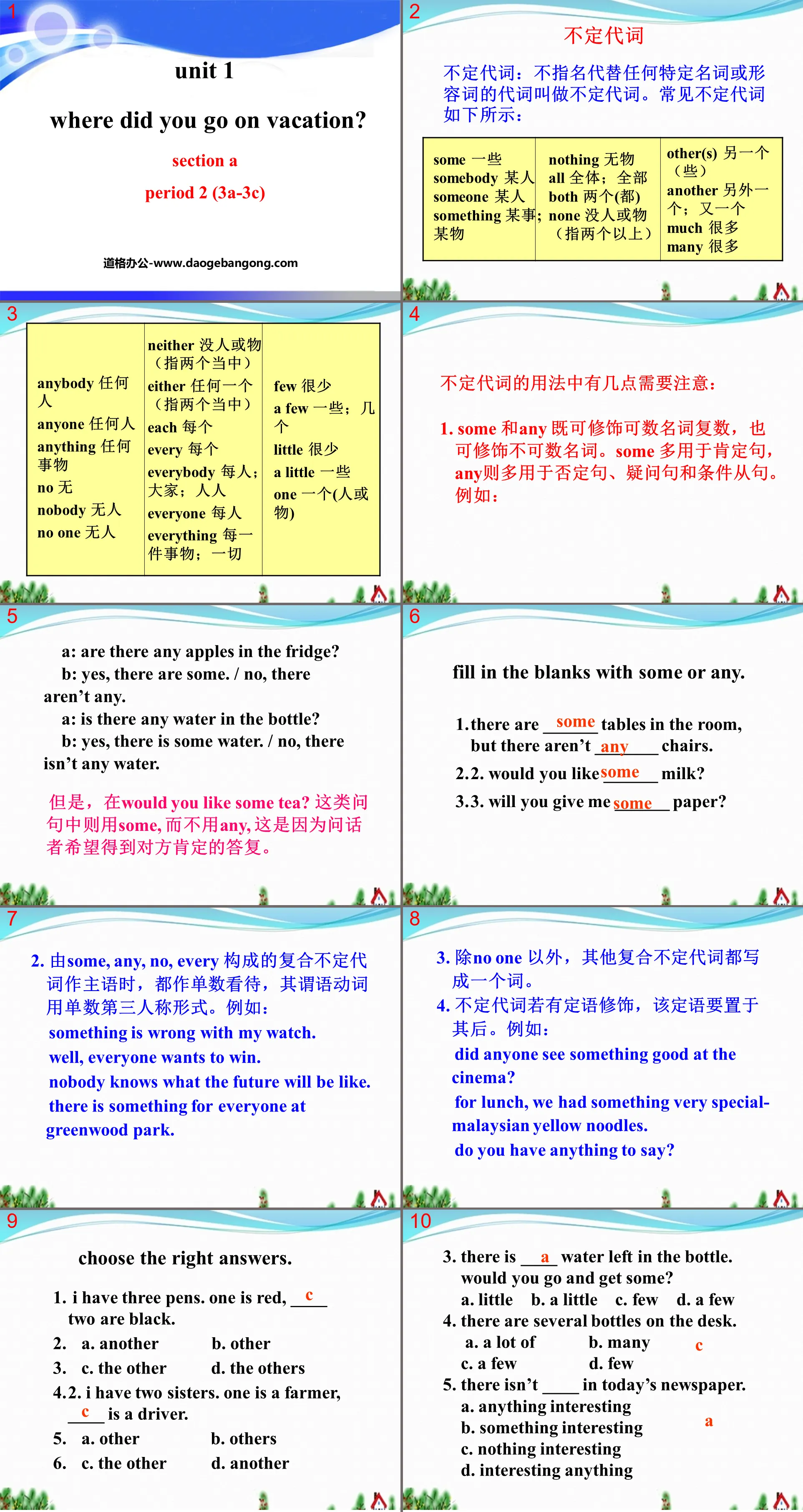 《Where did you go on vacation?》PPT Courseware 10