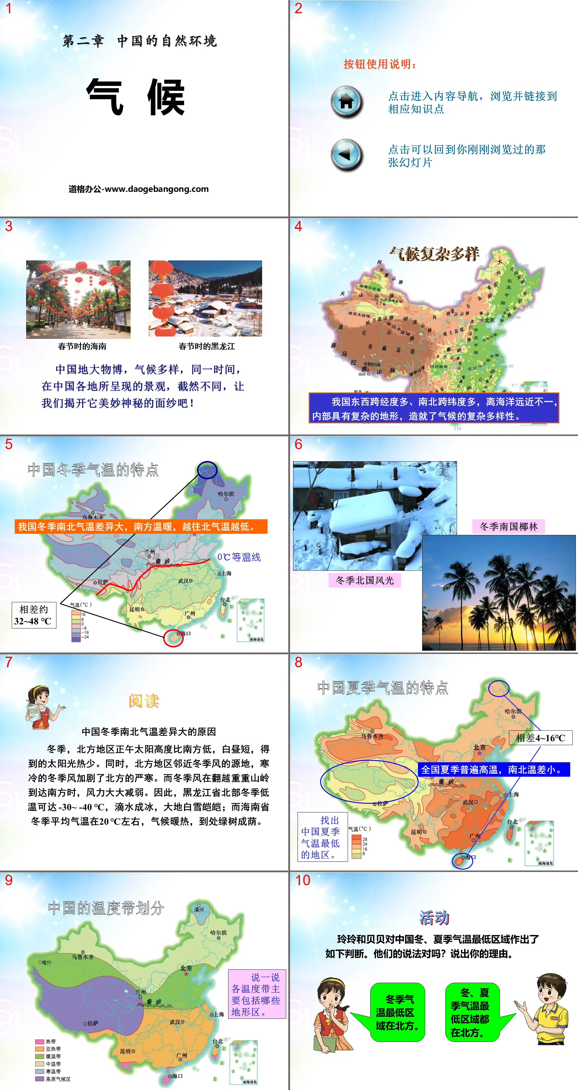 《氣候》中國的自然環境PPT課程2