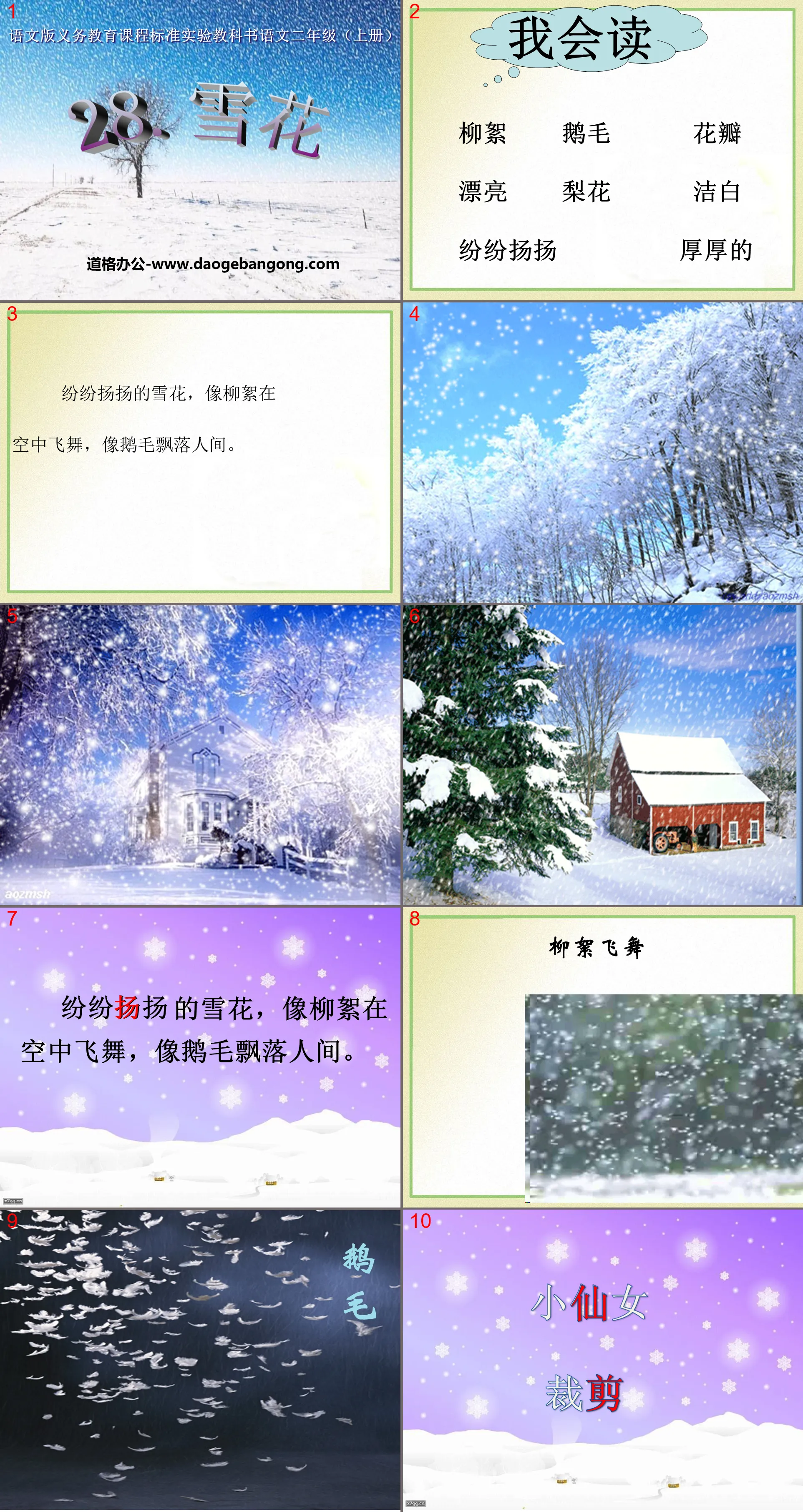 《雪花》PPT課件