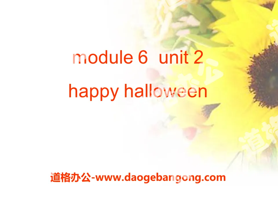 《Happy Halloween》PPT课件3
