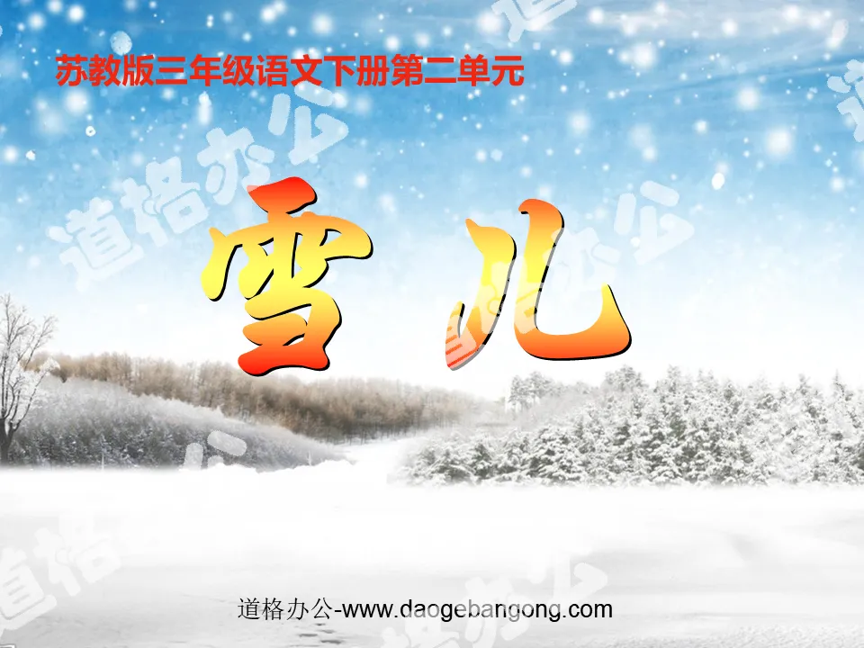 《雪儿》PPT课件5
