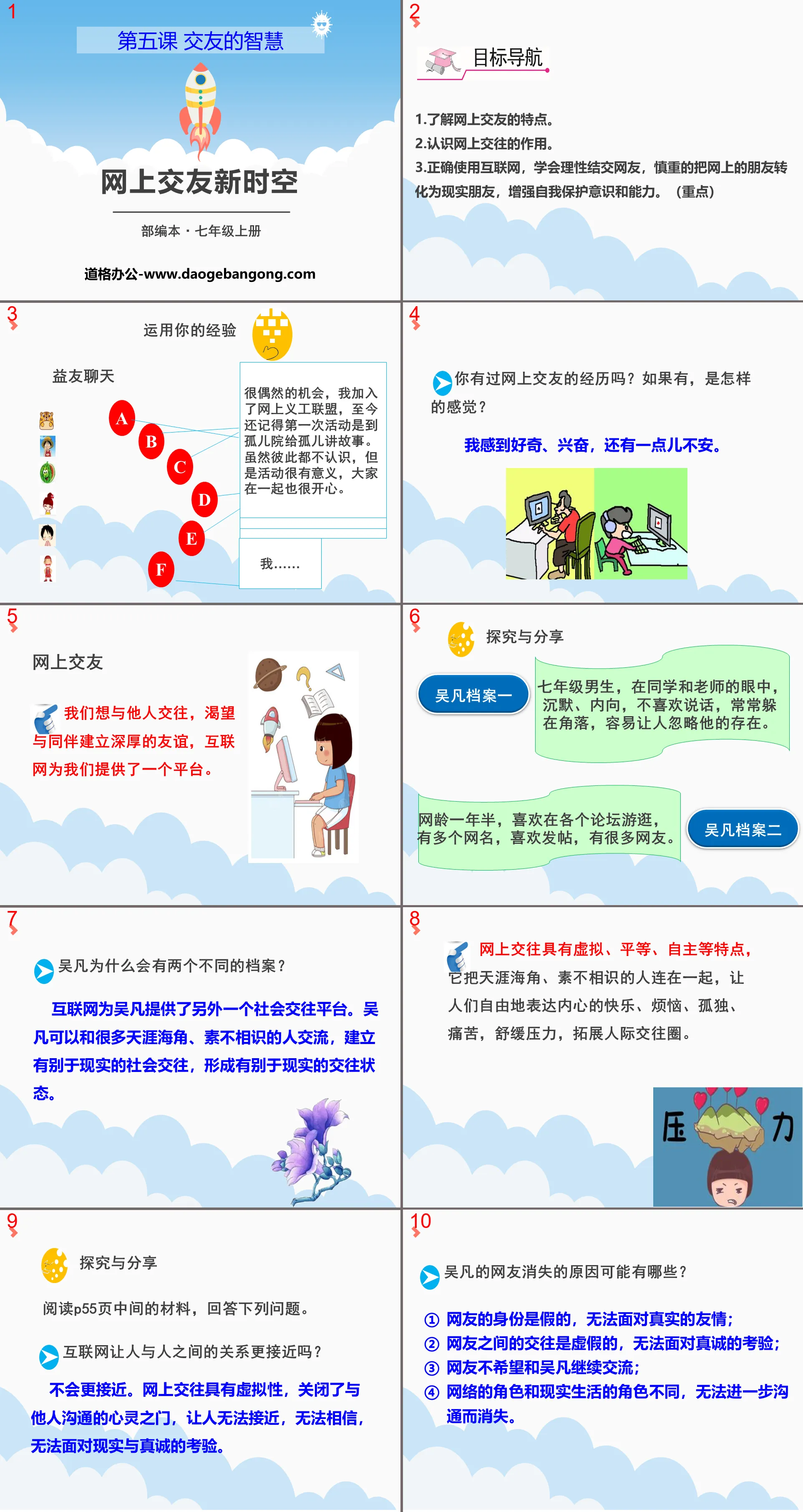 《網路交友新時空》PPT