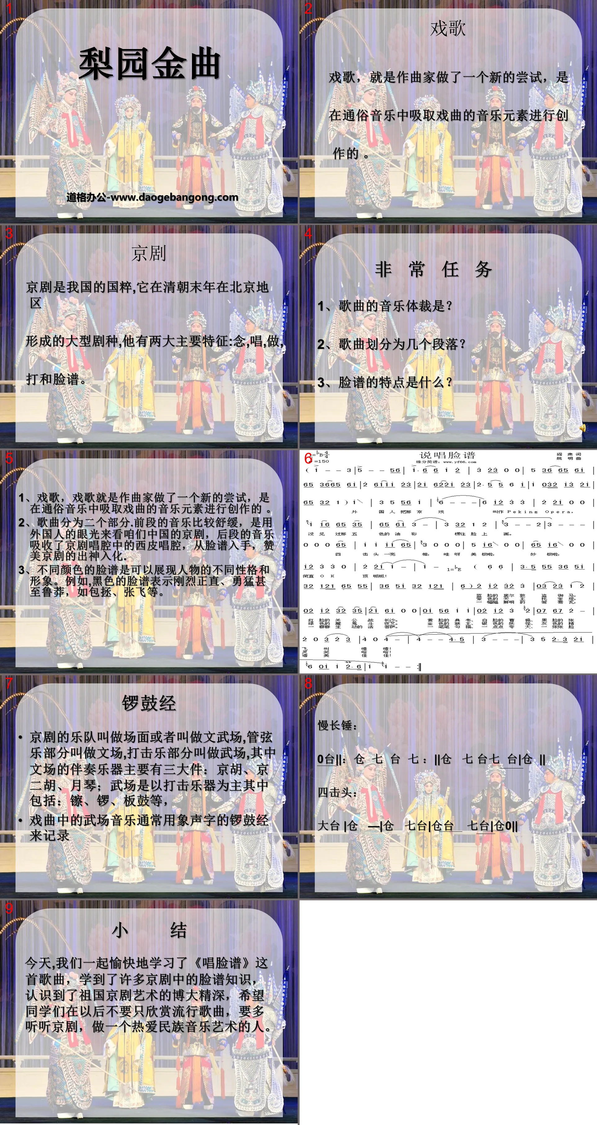 《梨园金曲》PPT课件
