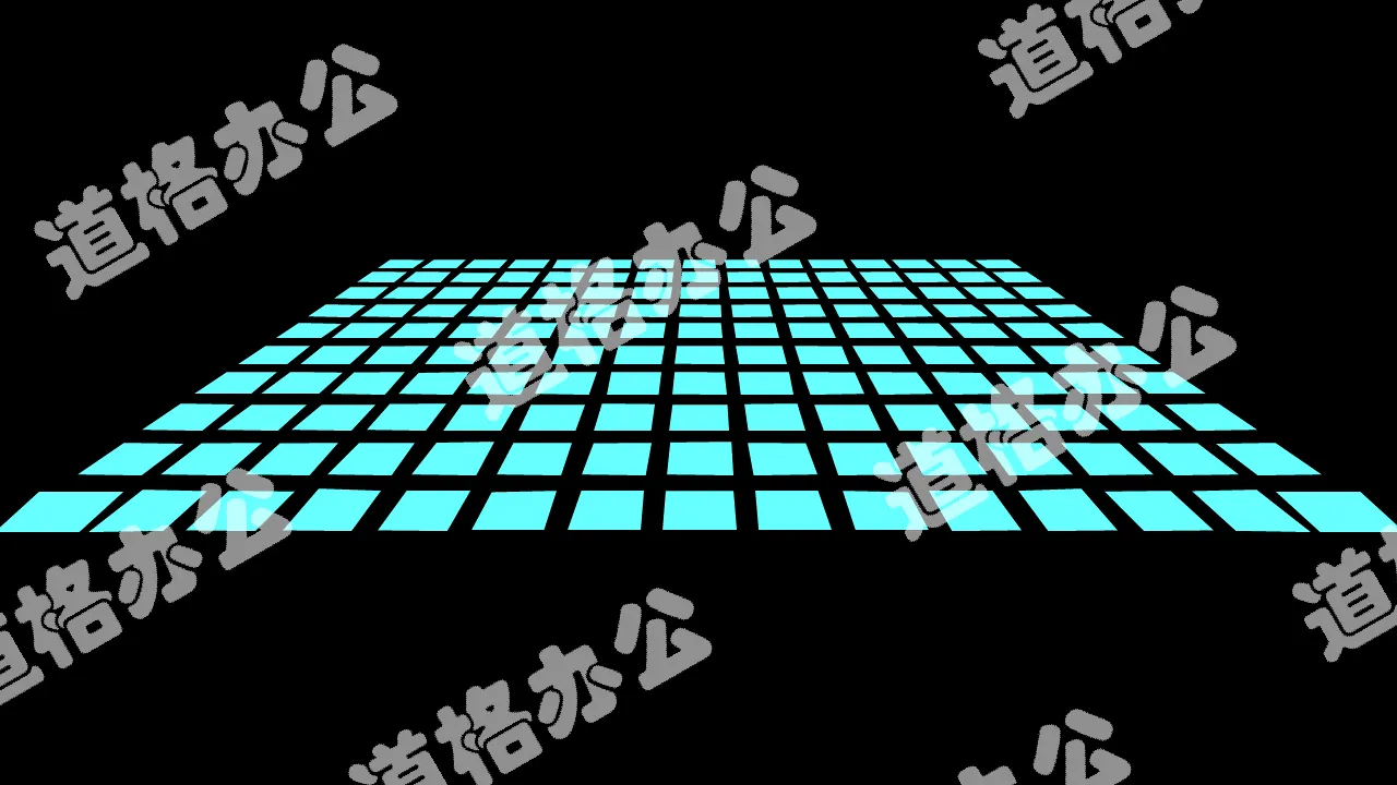 Fragmented cube 5 seconds countdown special effect PPT animation