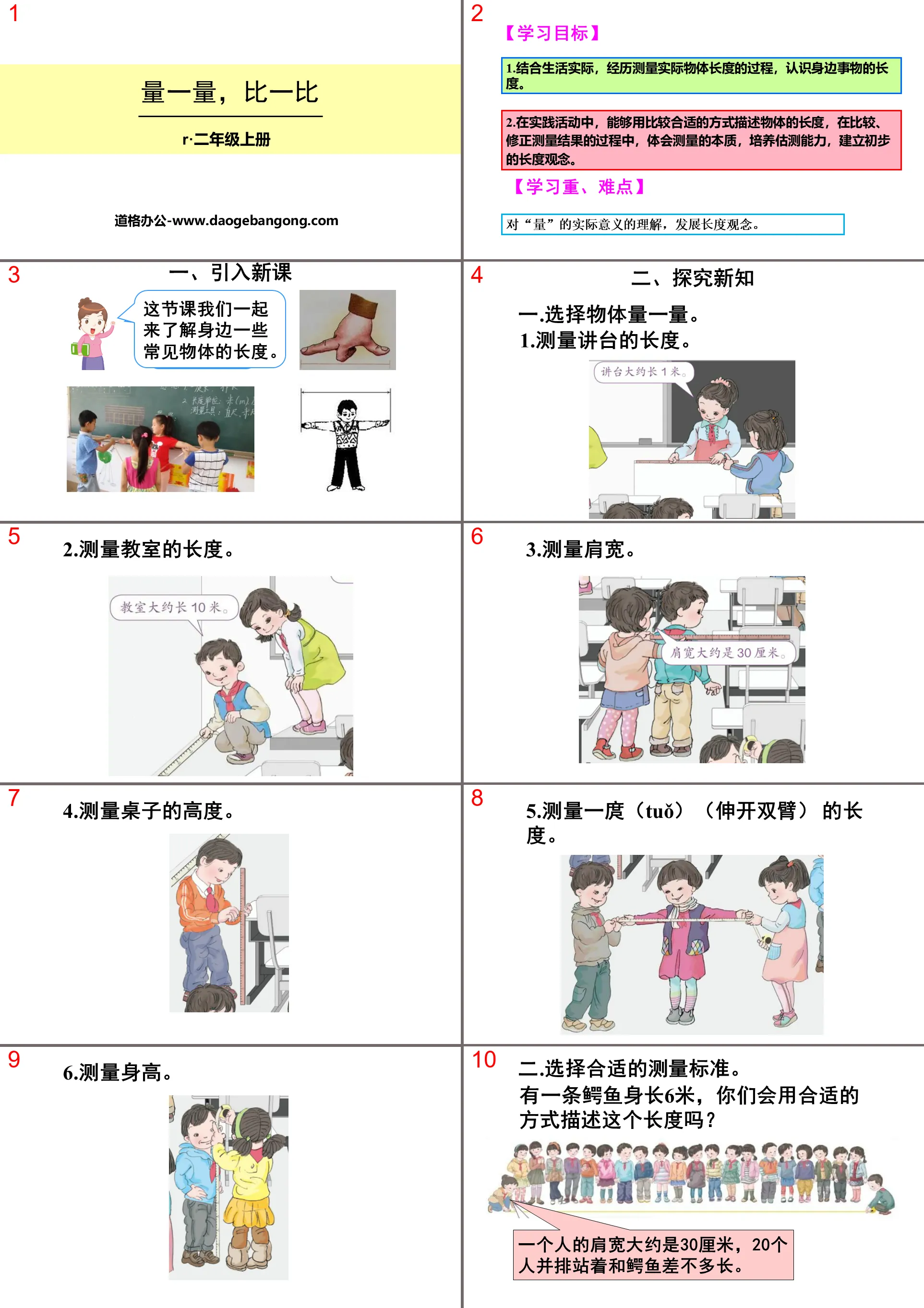 "Measure, Compare" PPT