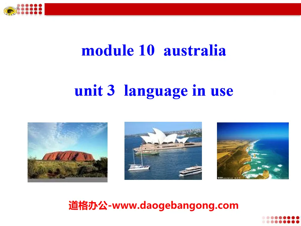 《Language in use》Australia PPT課件