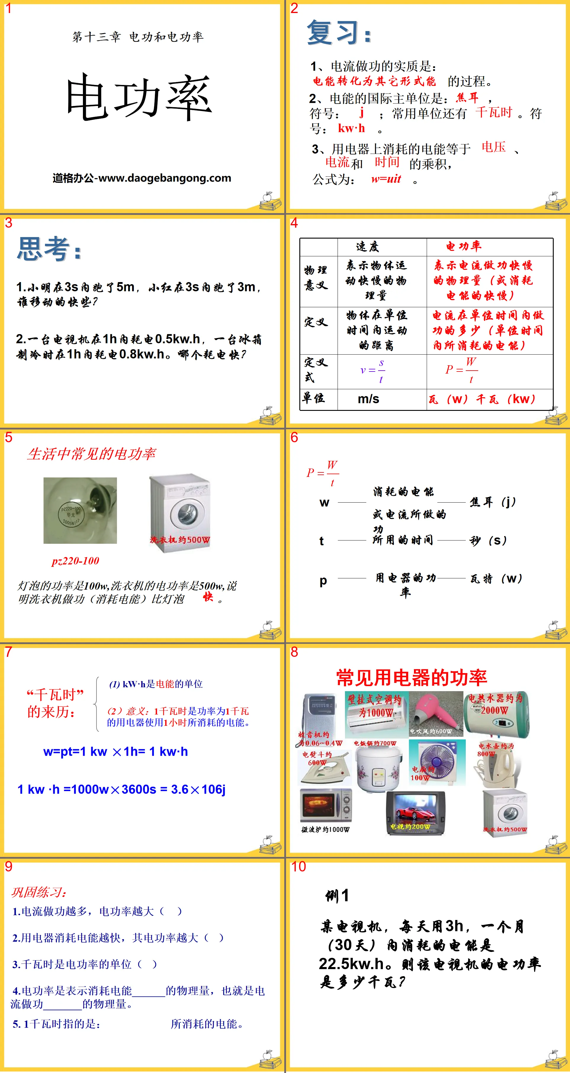 《电功率》电功和电功率PPT课件4
