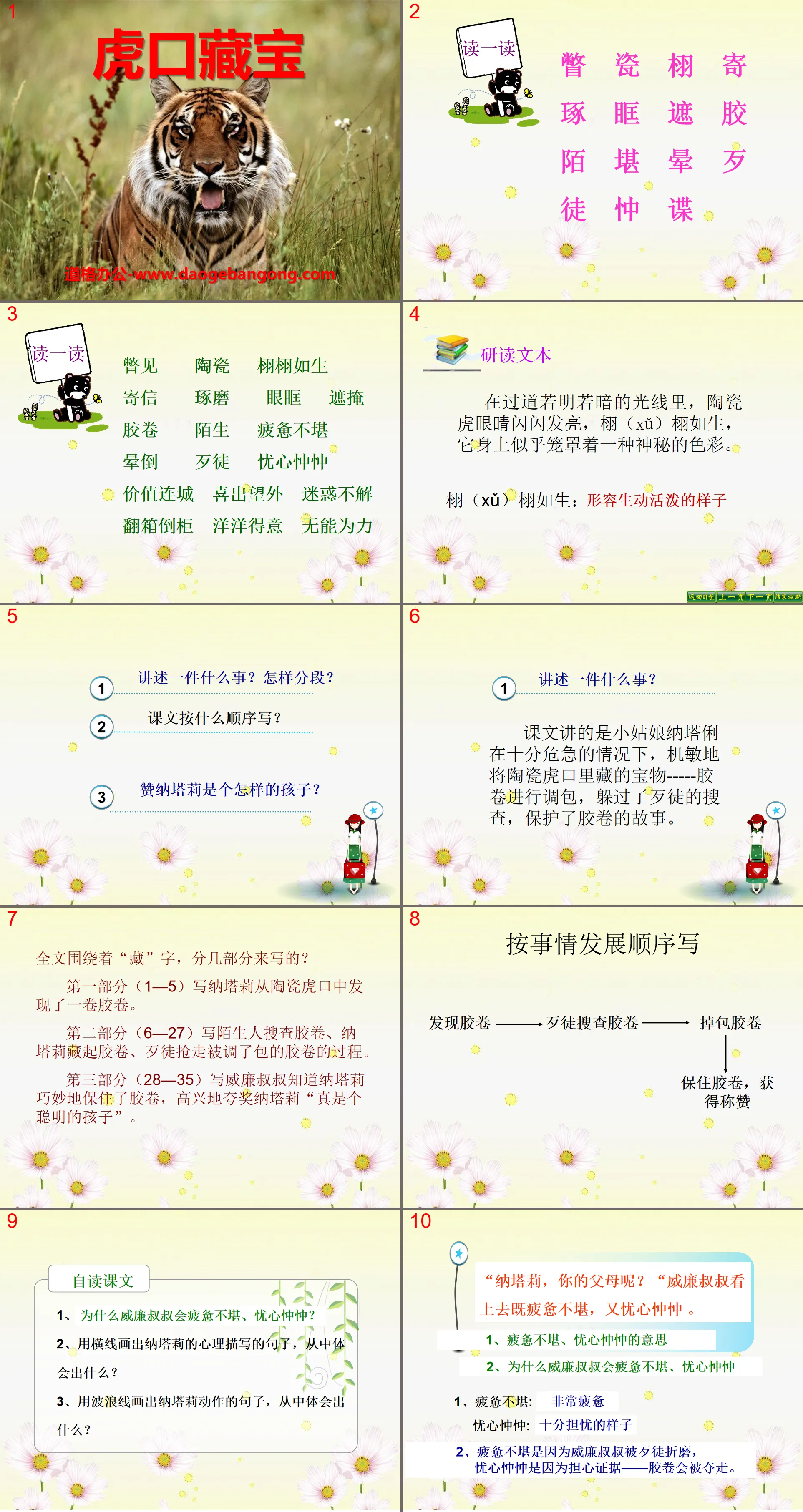 《虎口藏宝》PPT课件3
