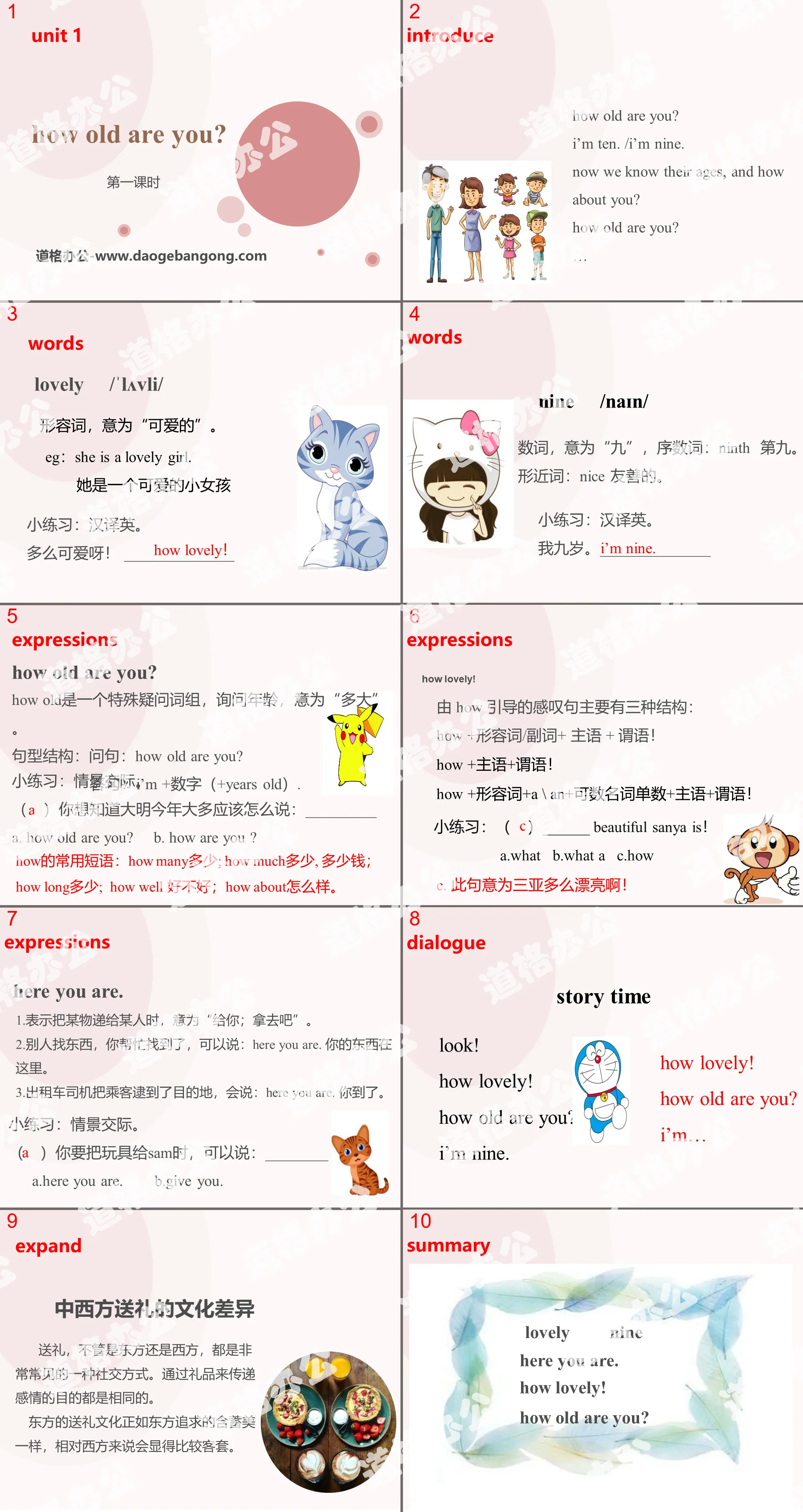 《How old are you?》PPT(第一课时)
