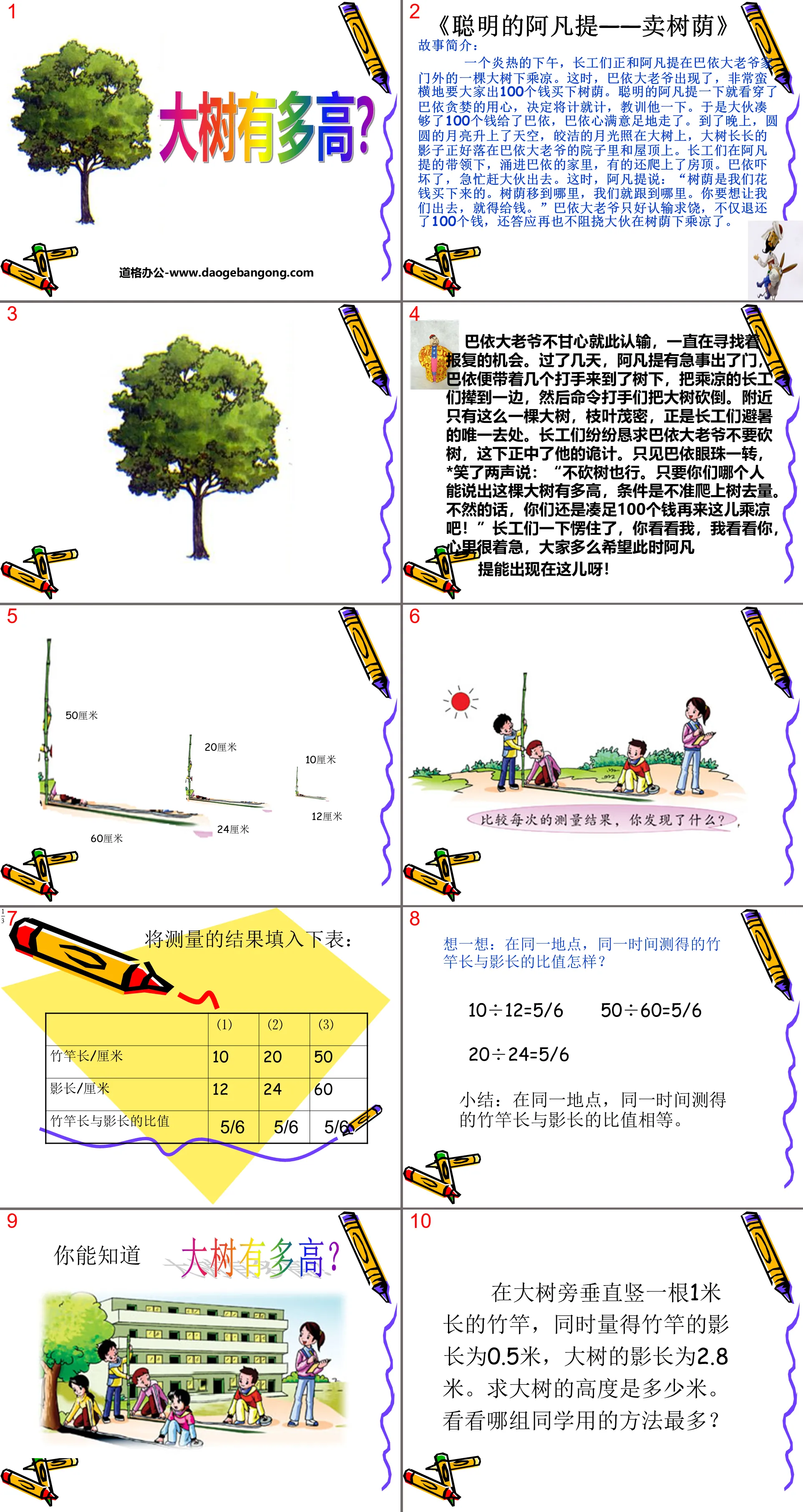 《大树有多高》正比例和反比例PPT课件2
