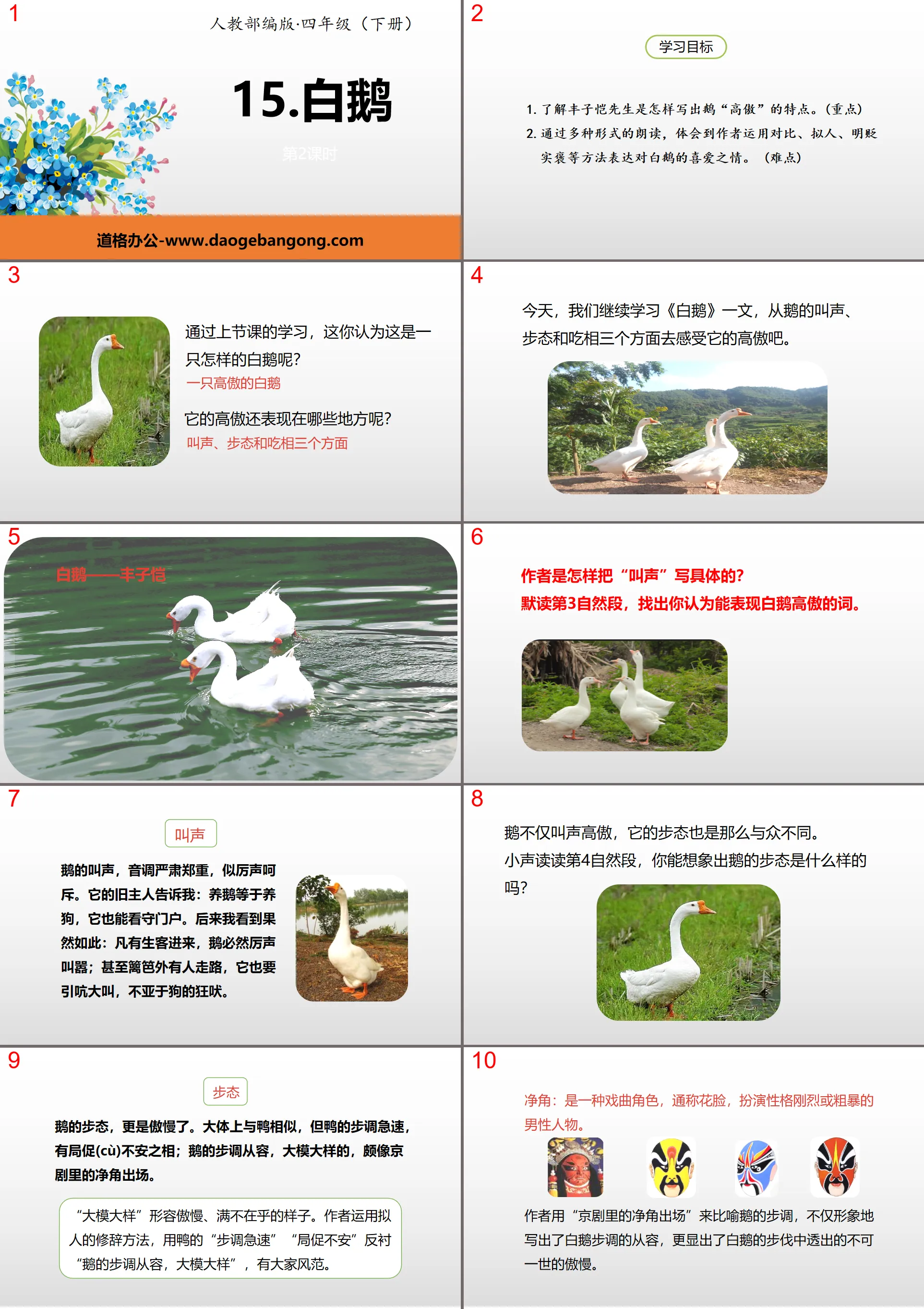 "White Goose" PPT (Lesson 2)