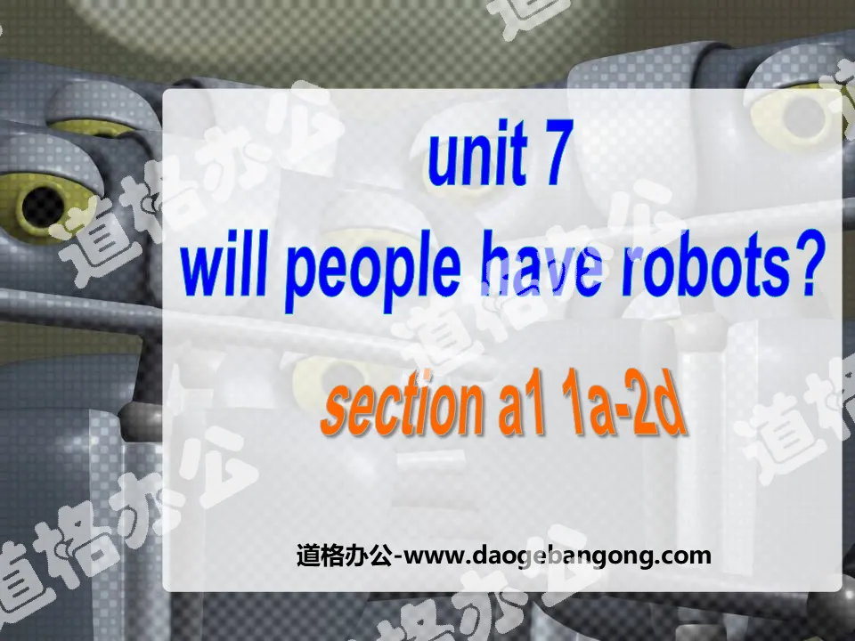 《Will people have robots?》PPT课件
