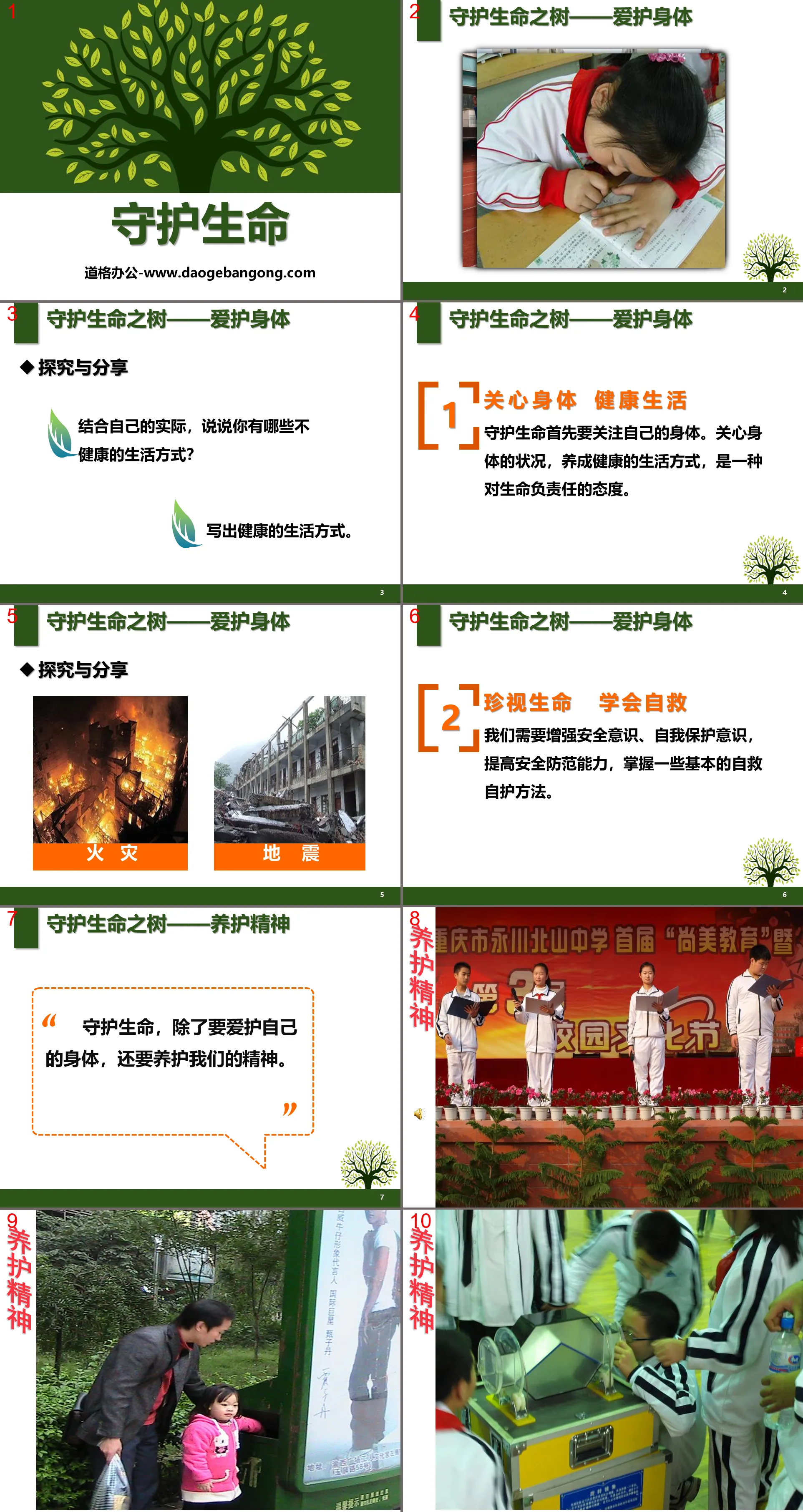 《守护生命》PPT
