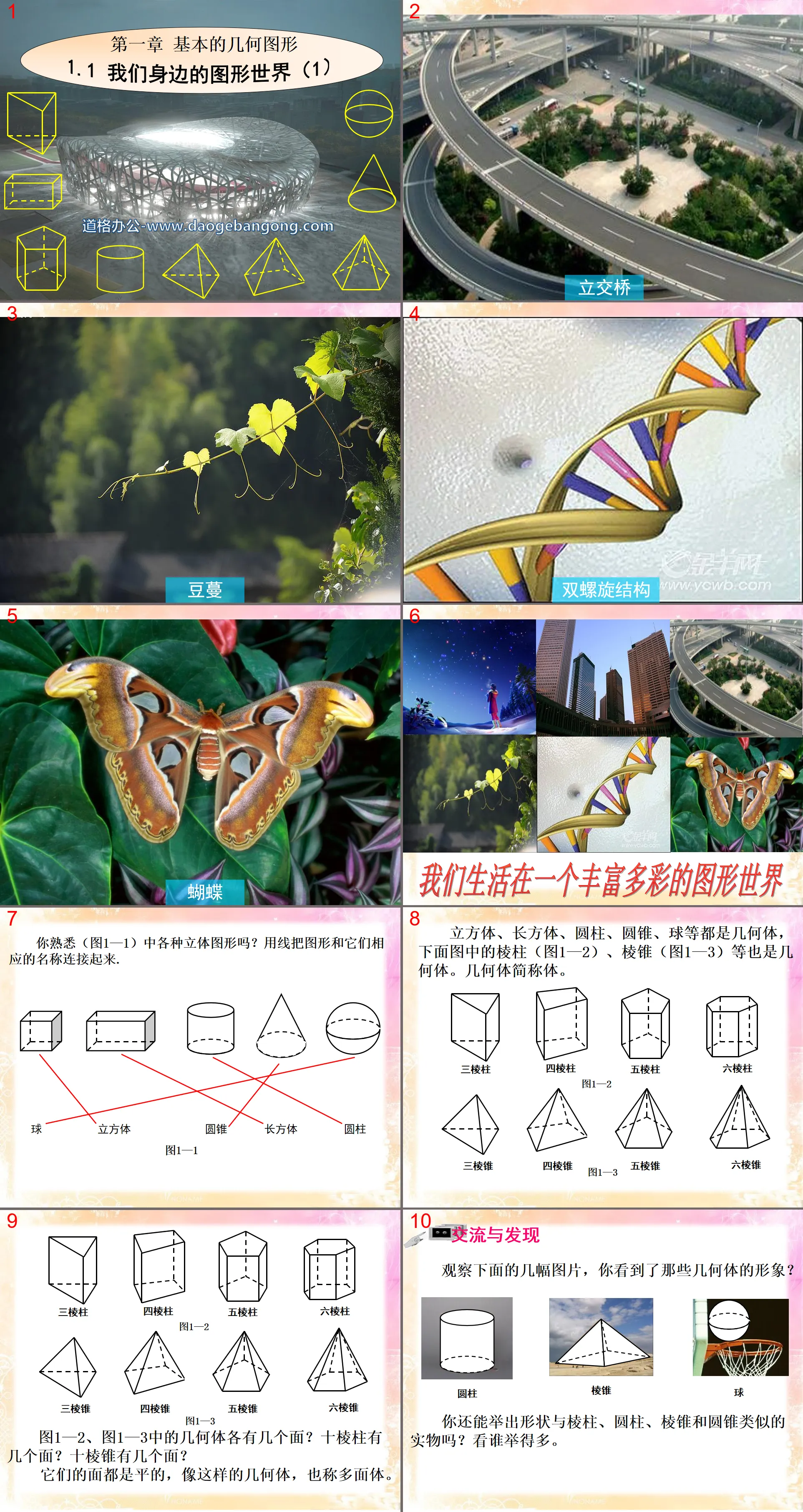 《我們身邊的圖形世界》PPT課件