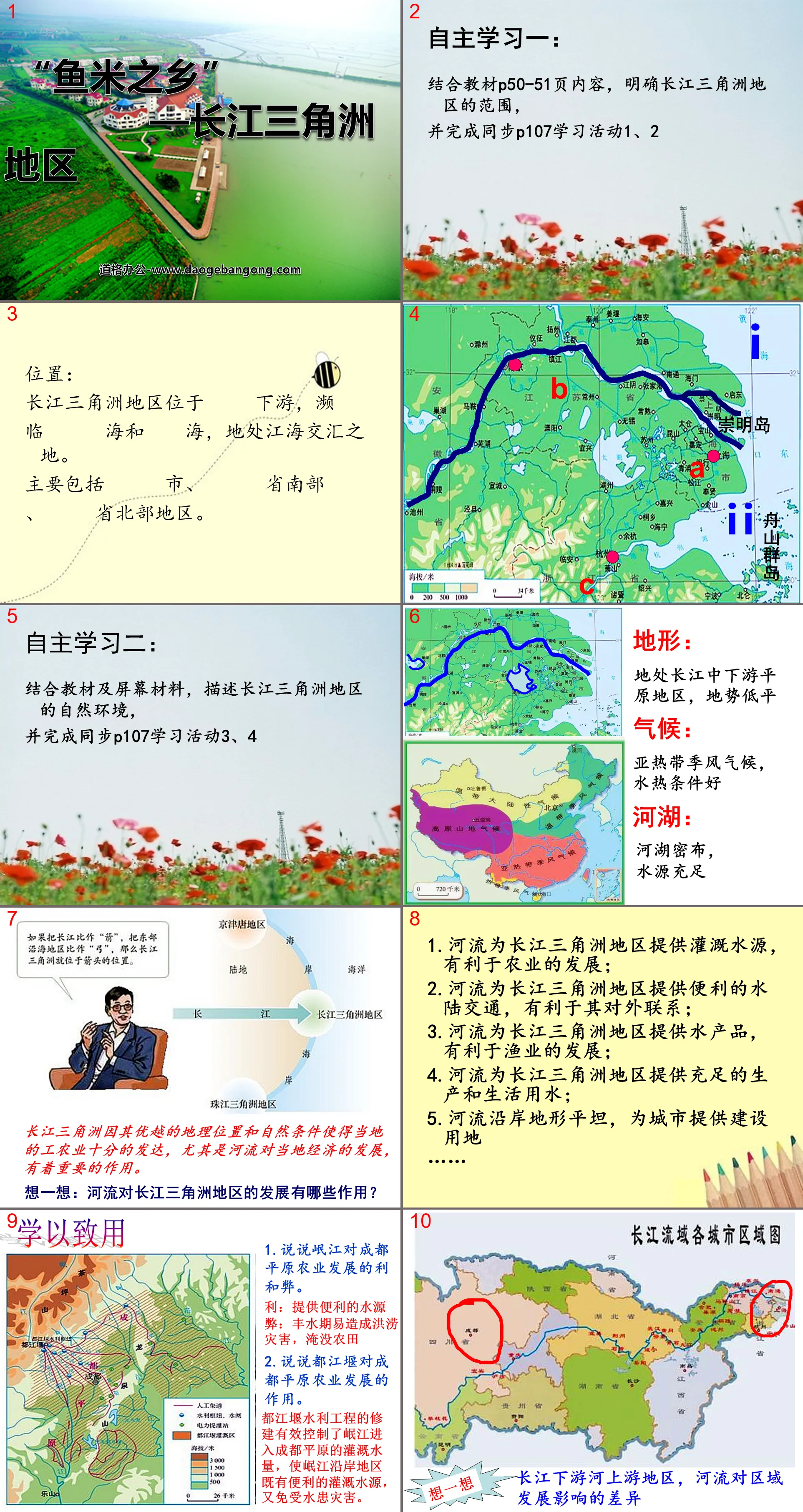 《鱼米之乡长江三角洲地区》南方地区PPT课件4
