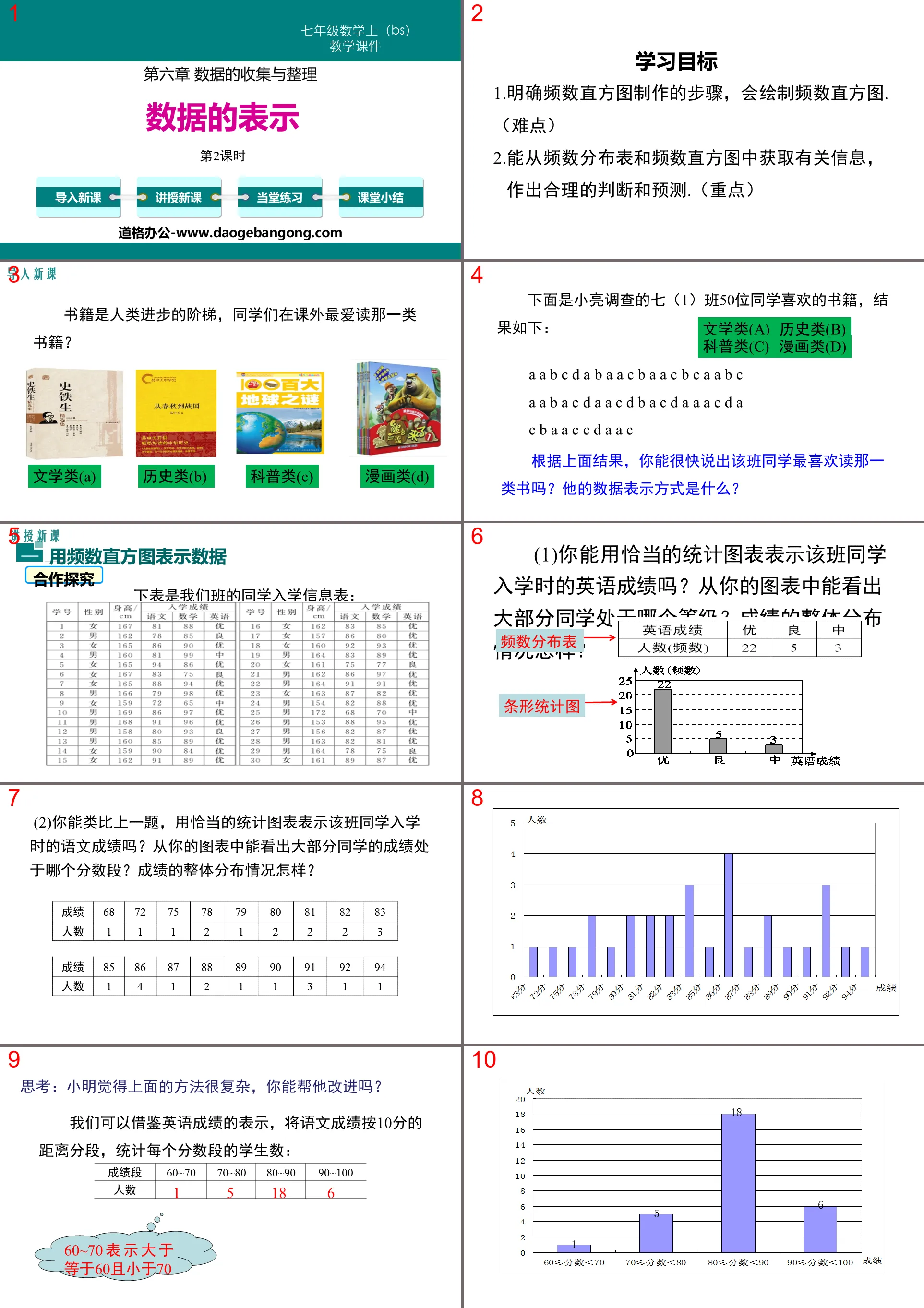 《数据的表示》数据的收集与整理PPT课件(第2课时)