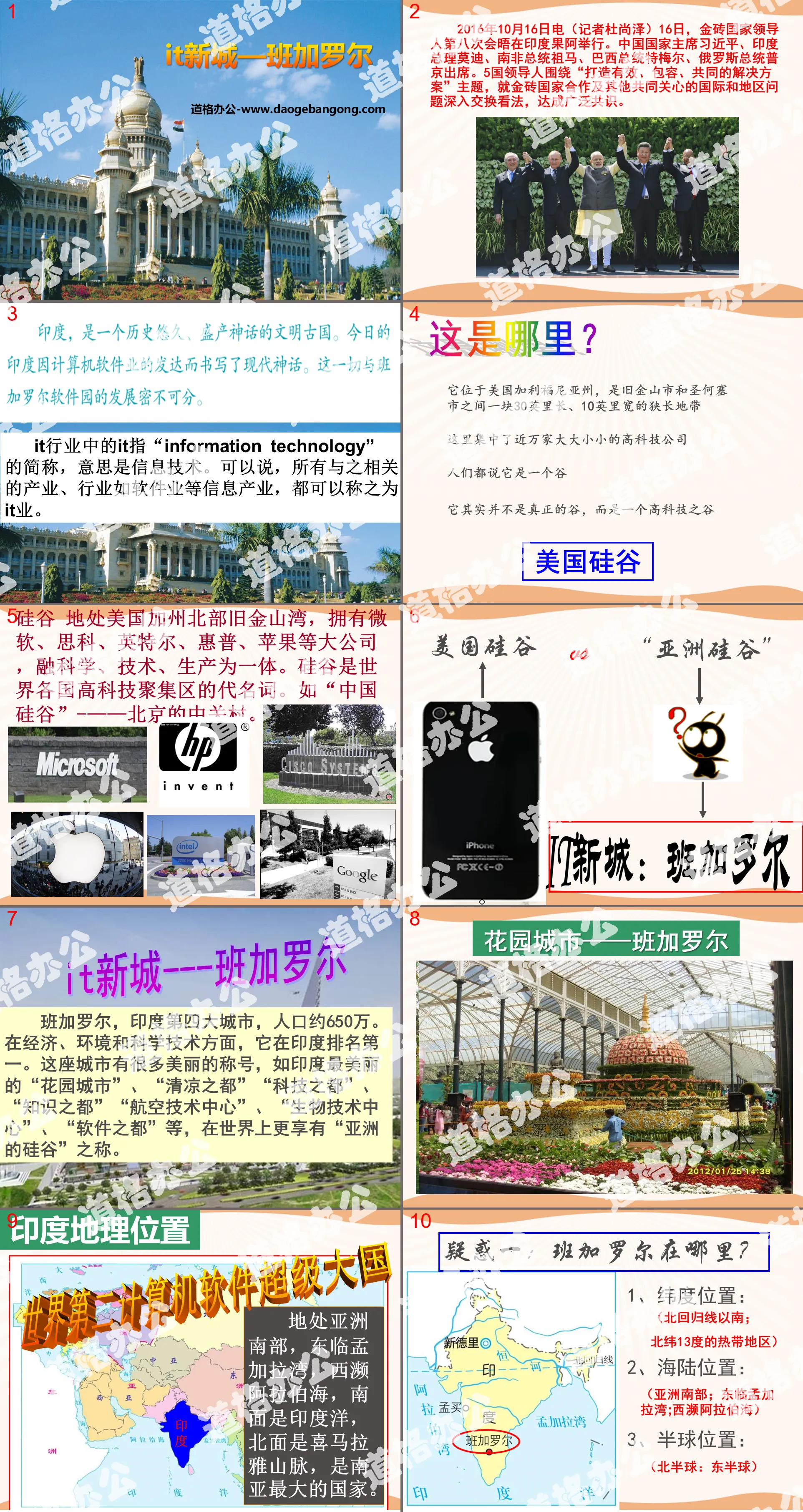 《IT新城—班加羅爾》文明中心—城市PPT