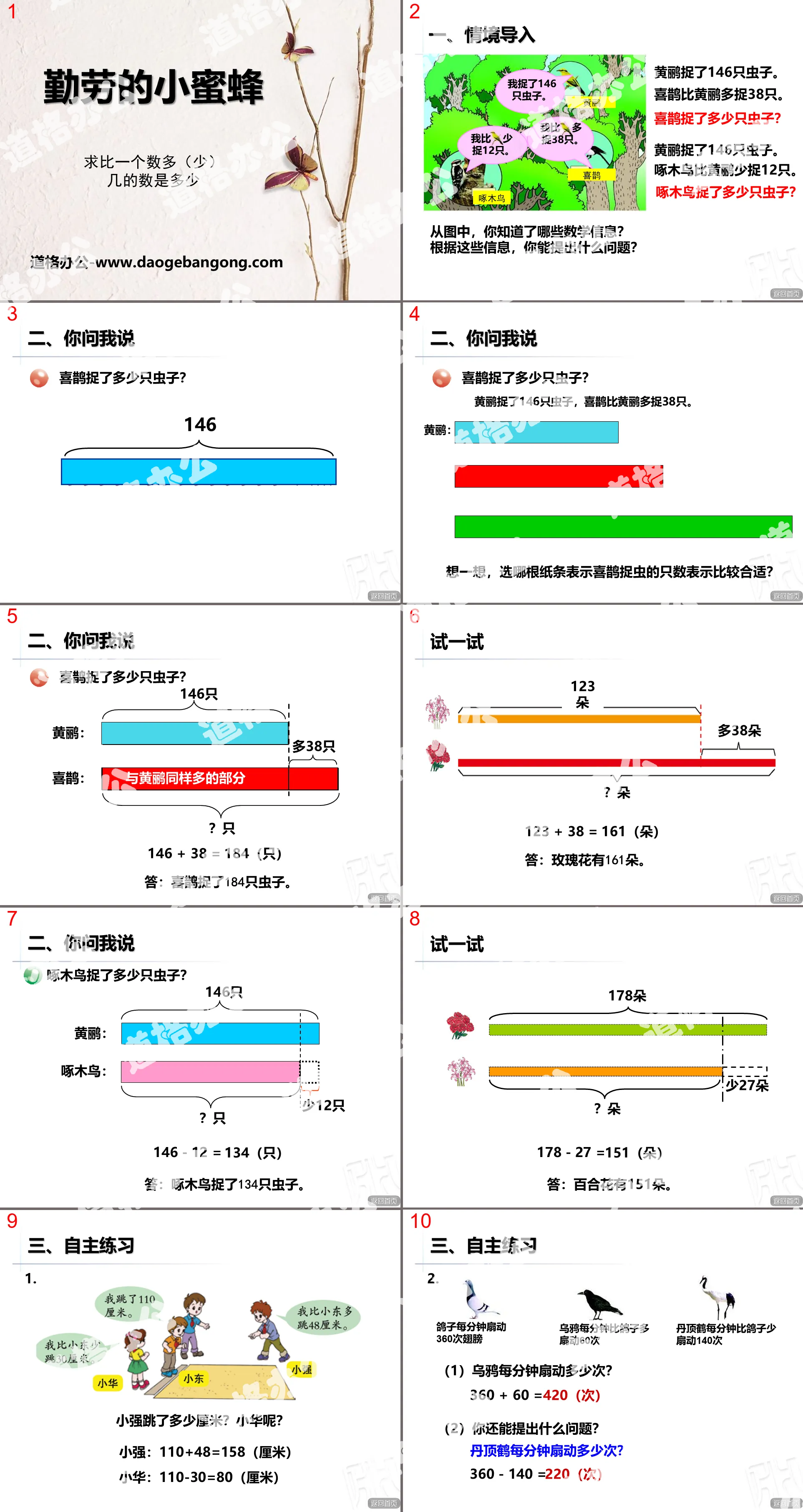 《勤劳的小蜜蜂》PPT课件6
