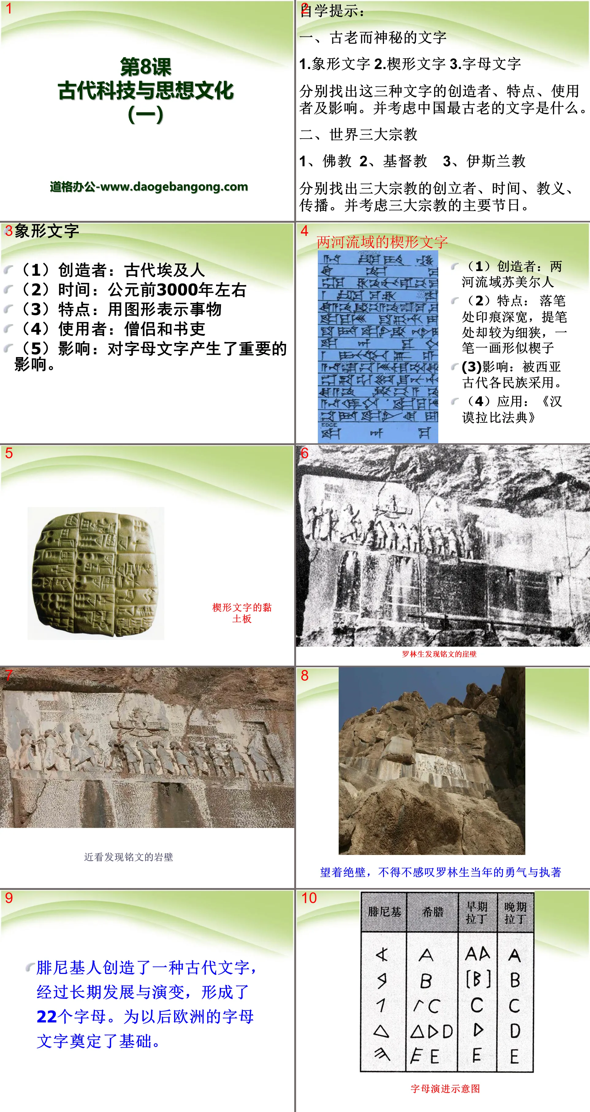 《古代科技与思想文化(一)》古代文明的传播与发展PPT课件4
