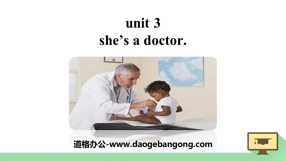 "She's a Doctor" Family PPT courseware