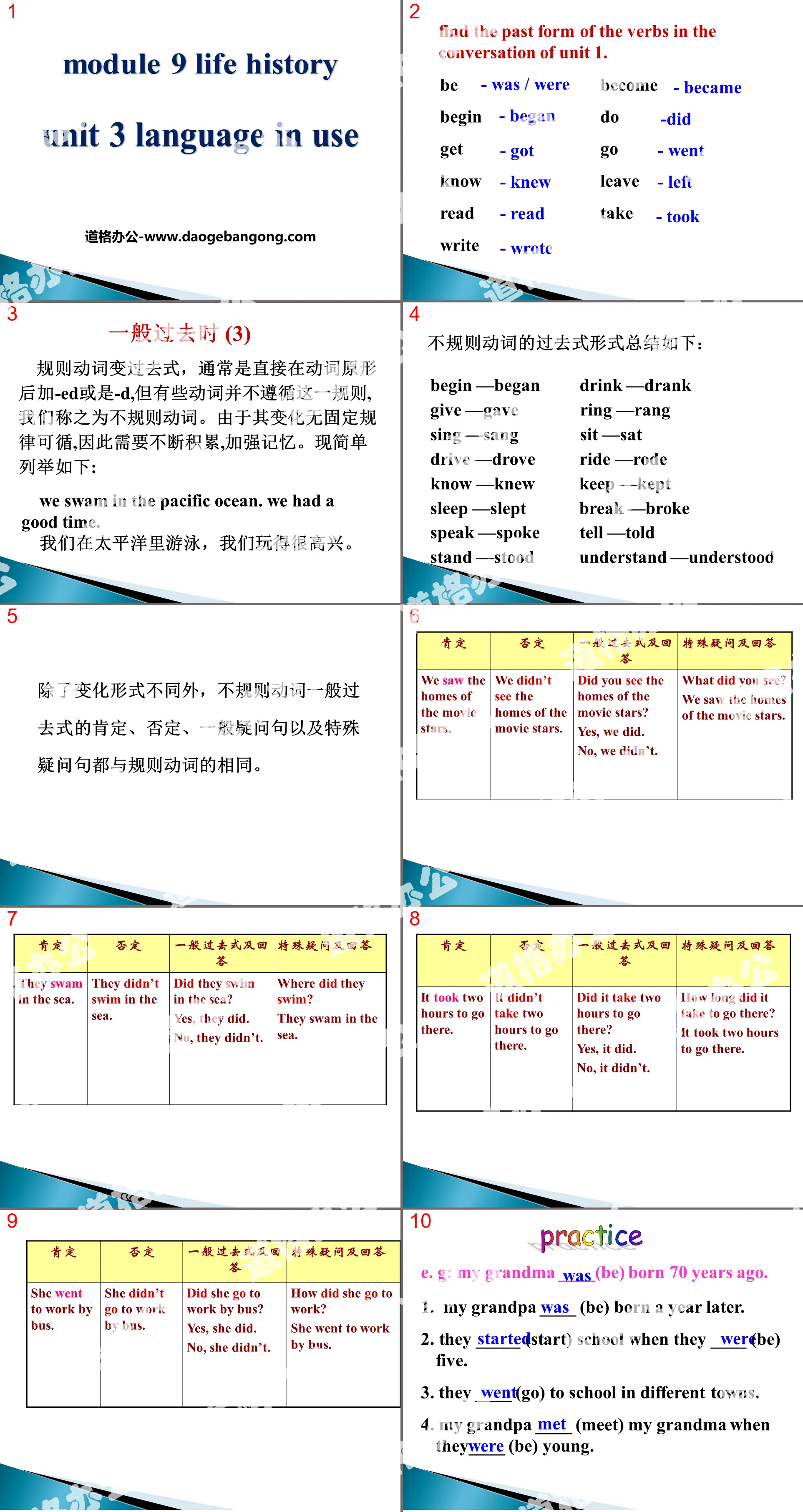 《Language in use》Life history PPT课件3
