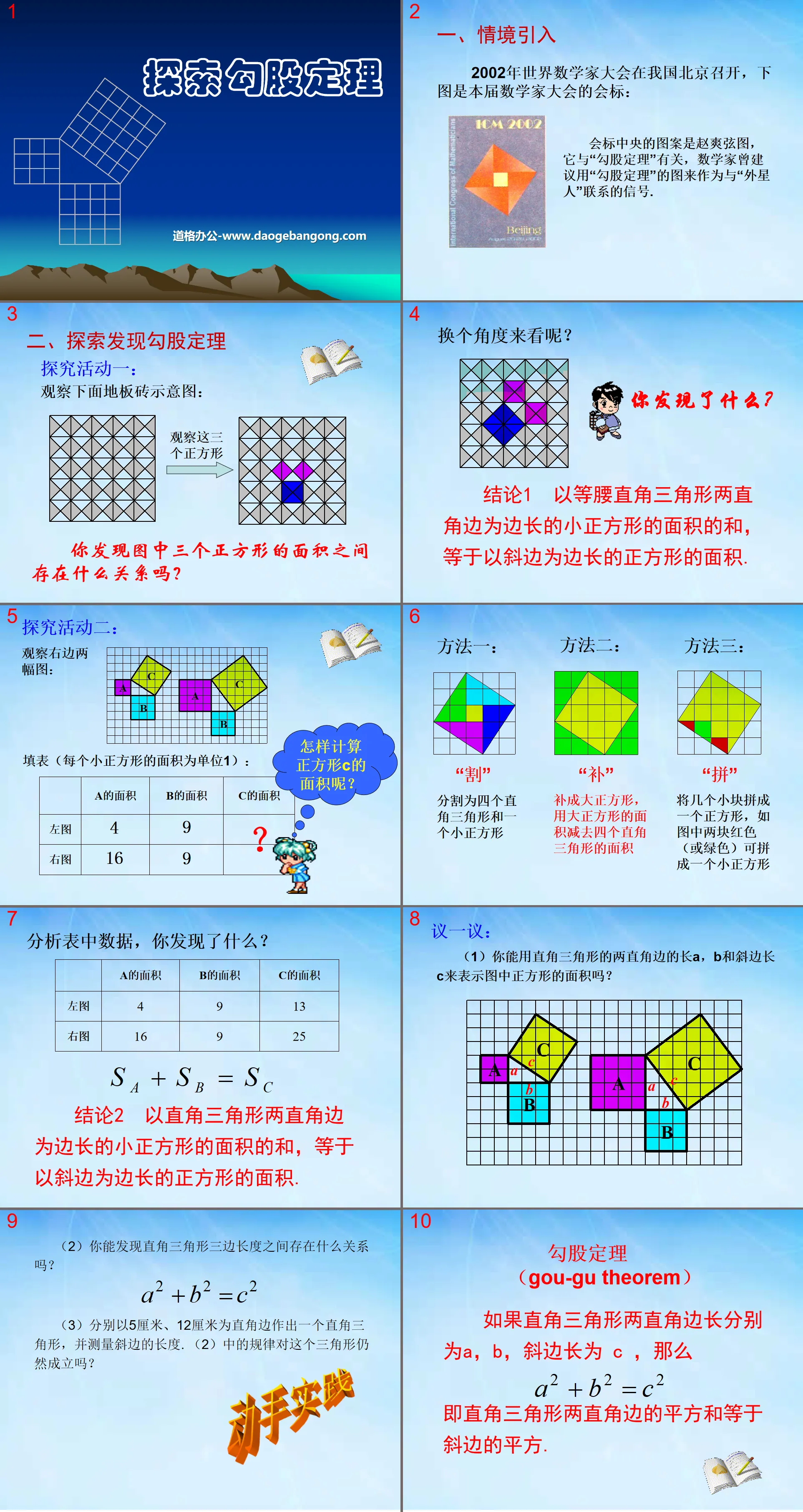 《探索勾股定理》勾股定理PPT课件3
