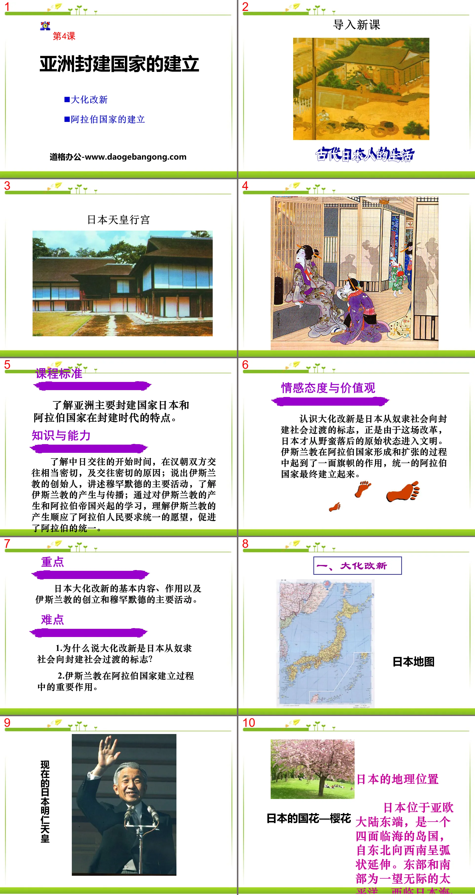 《亞洲封建國家的建立》亞洲與歐洲的封建社會PPT課件3