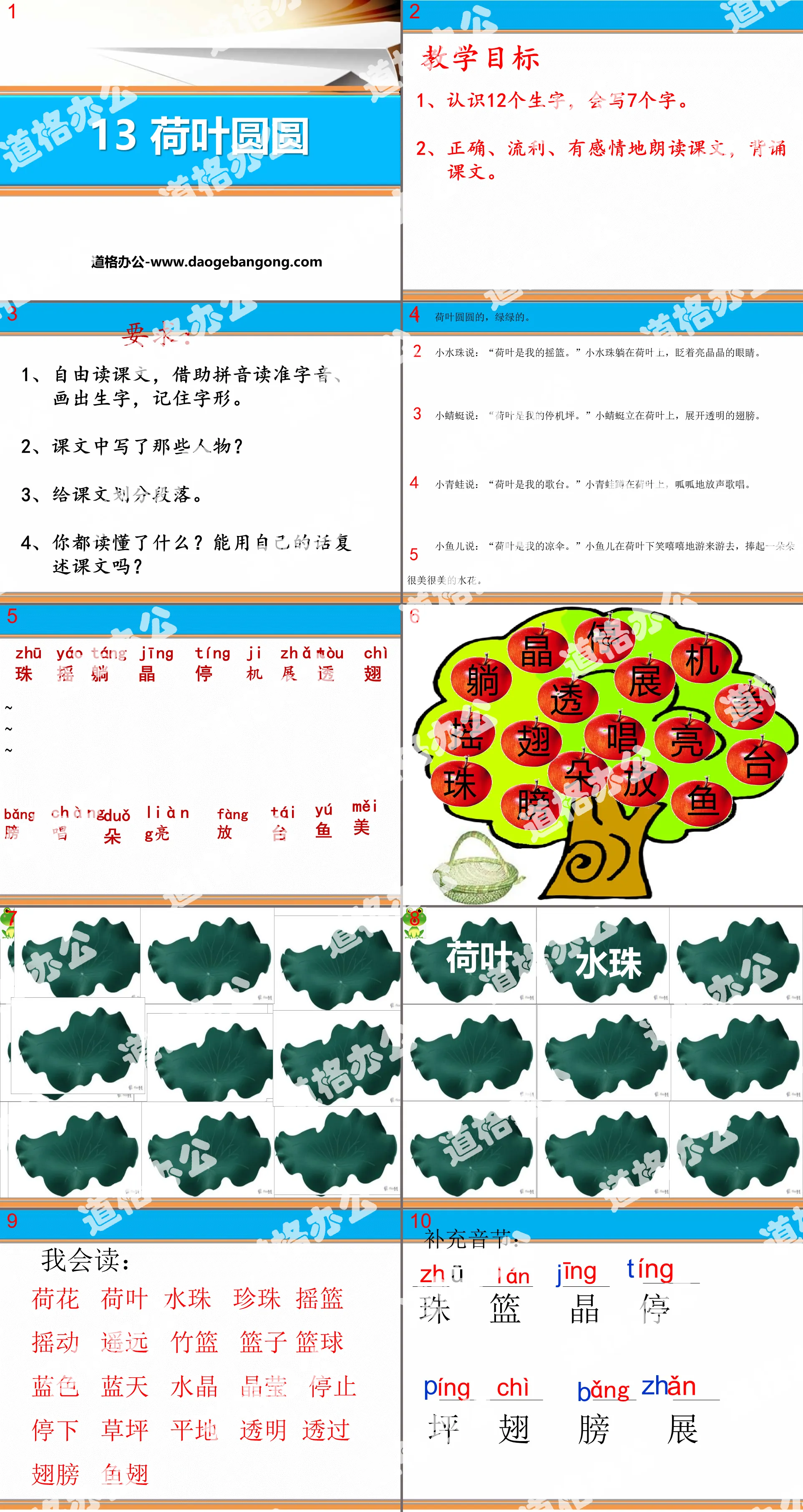 "Lotus Leaf Round" PPT