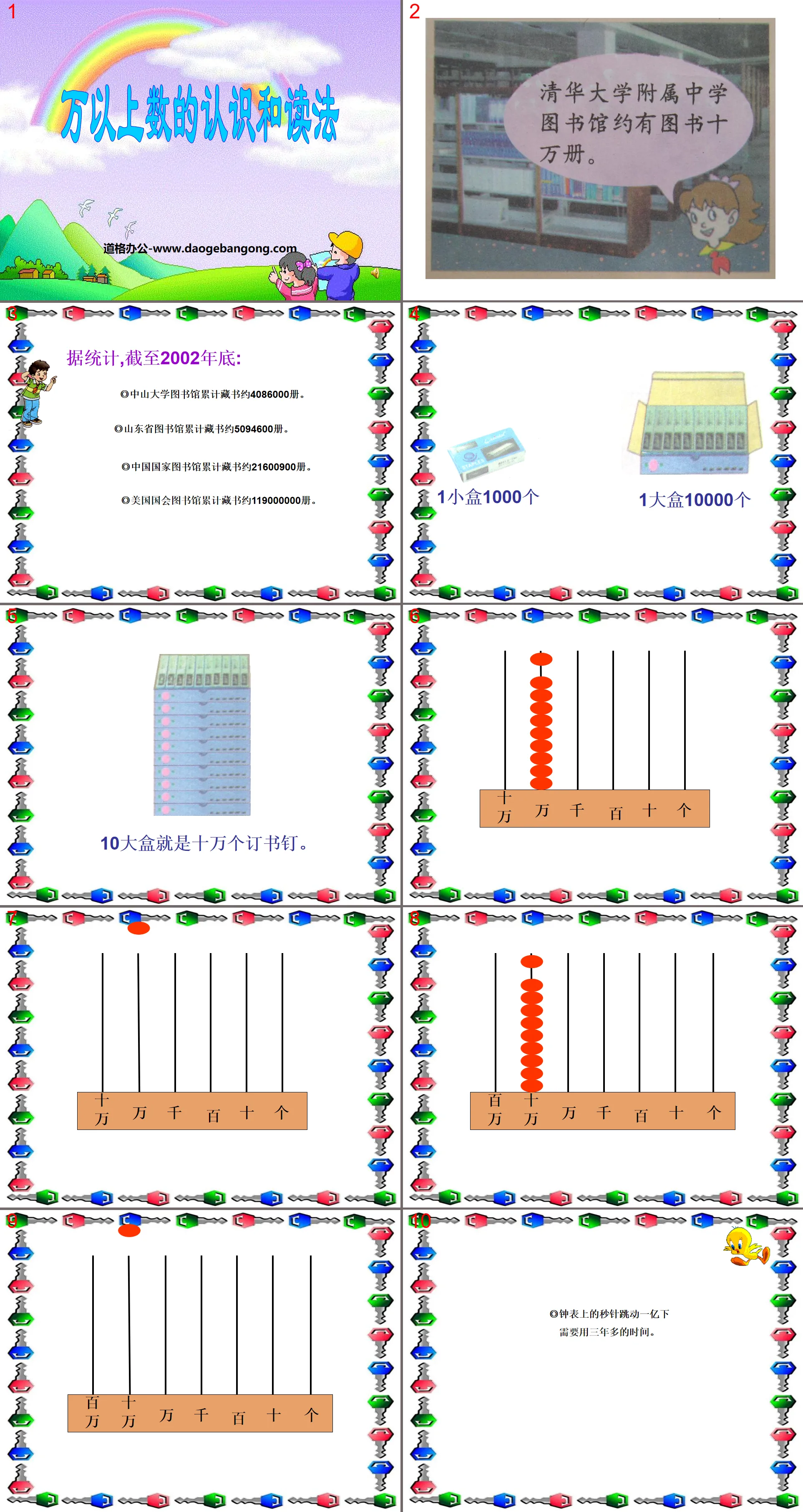 《萬以上數的認識與讀法》萬以上數的認識PPT課件2