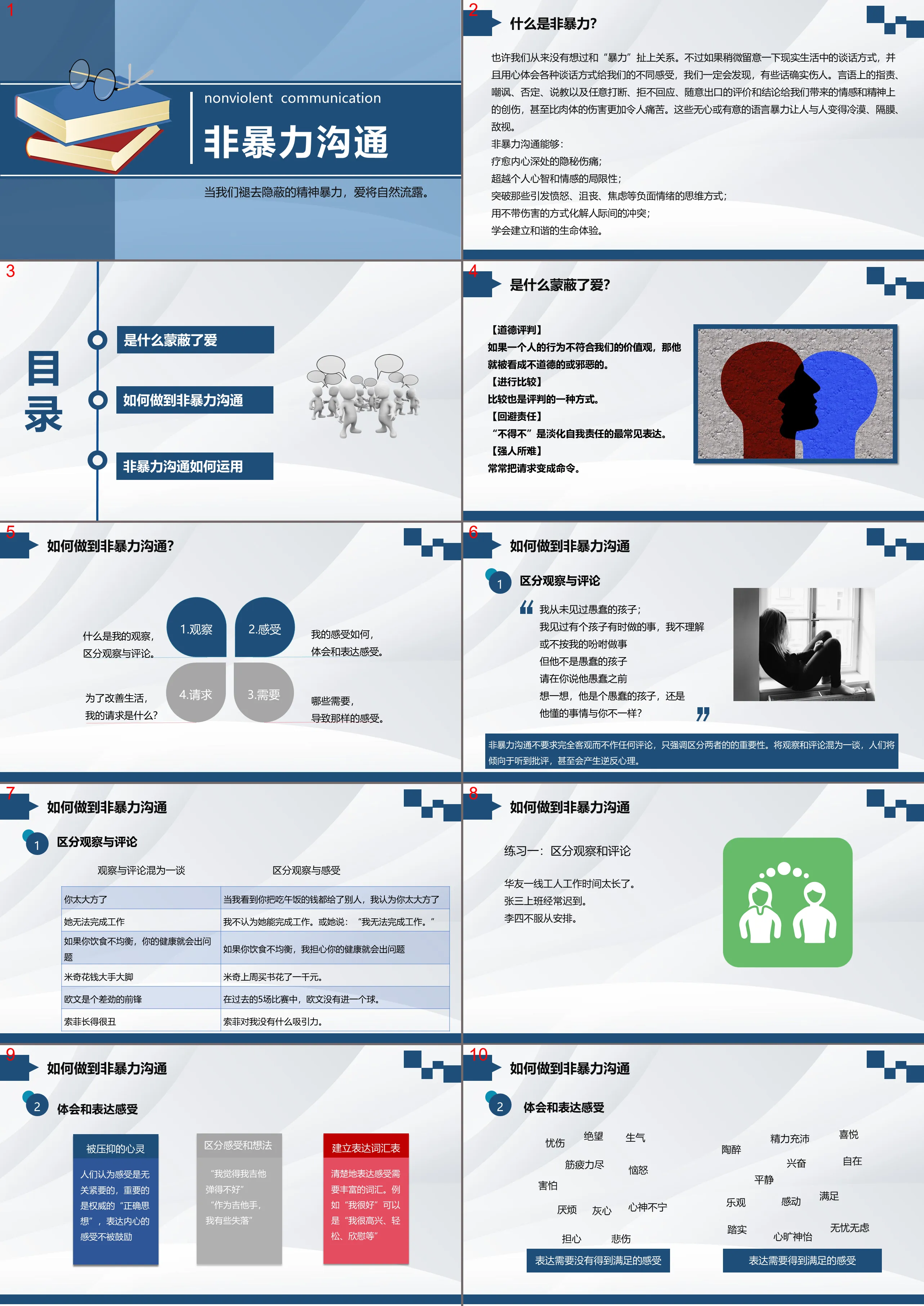 非暴力沟通PPT下载